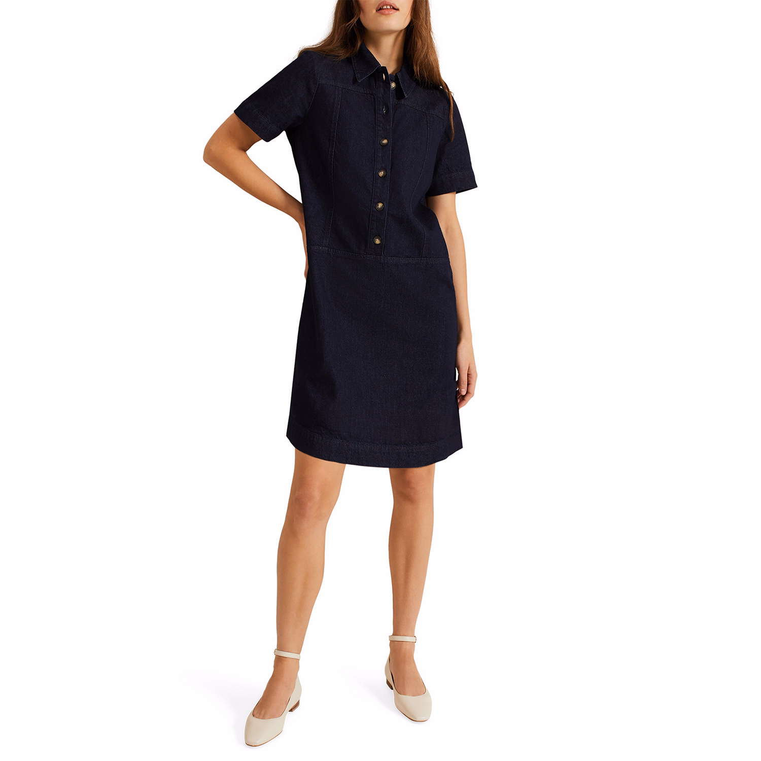 Larisa Denim Shirt Dress