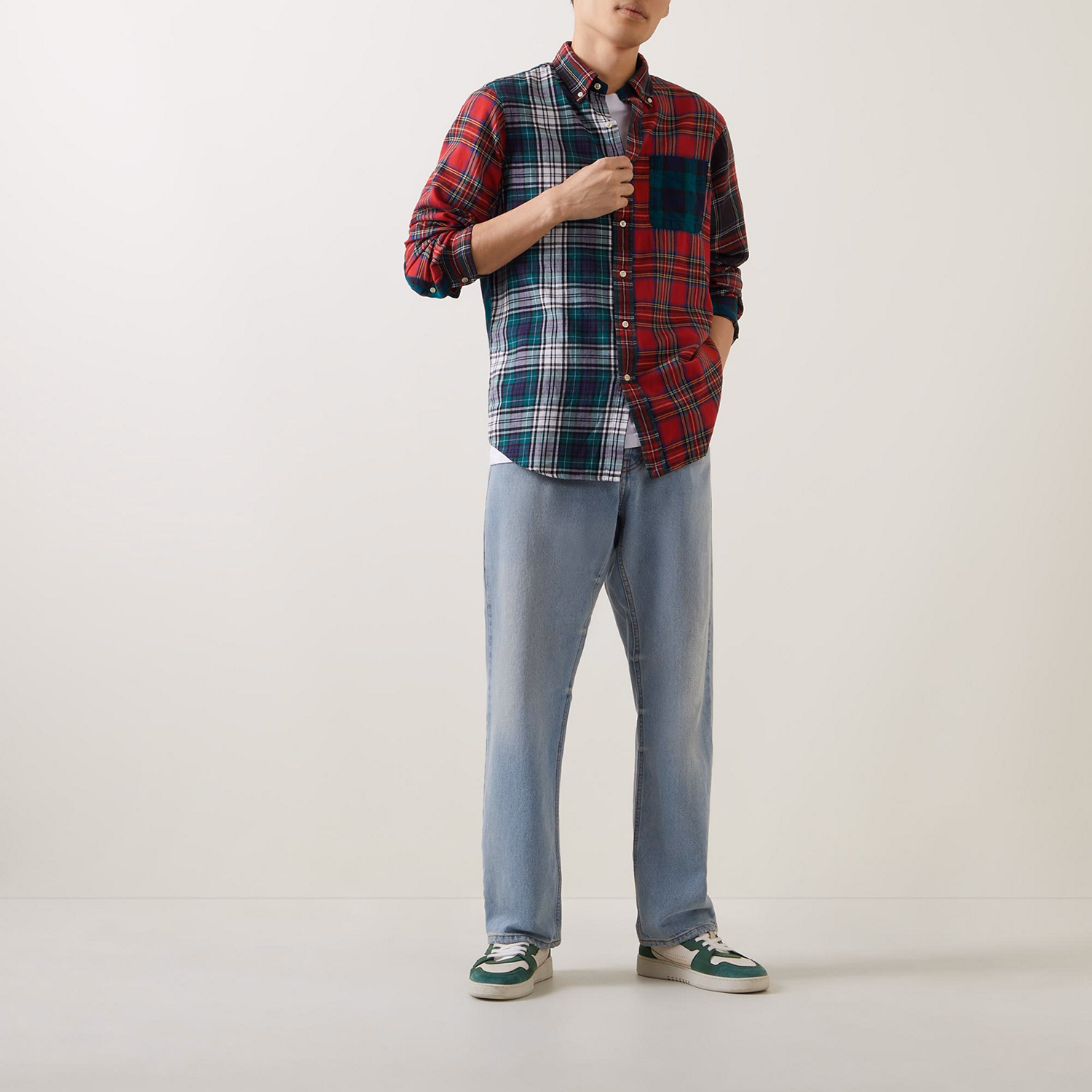 Casual Mult-Check Shirt