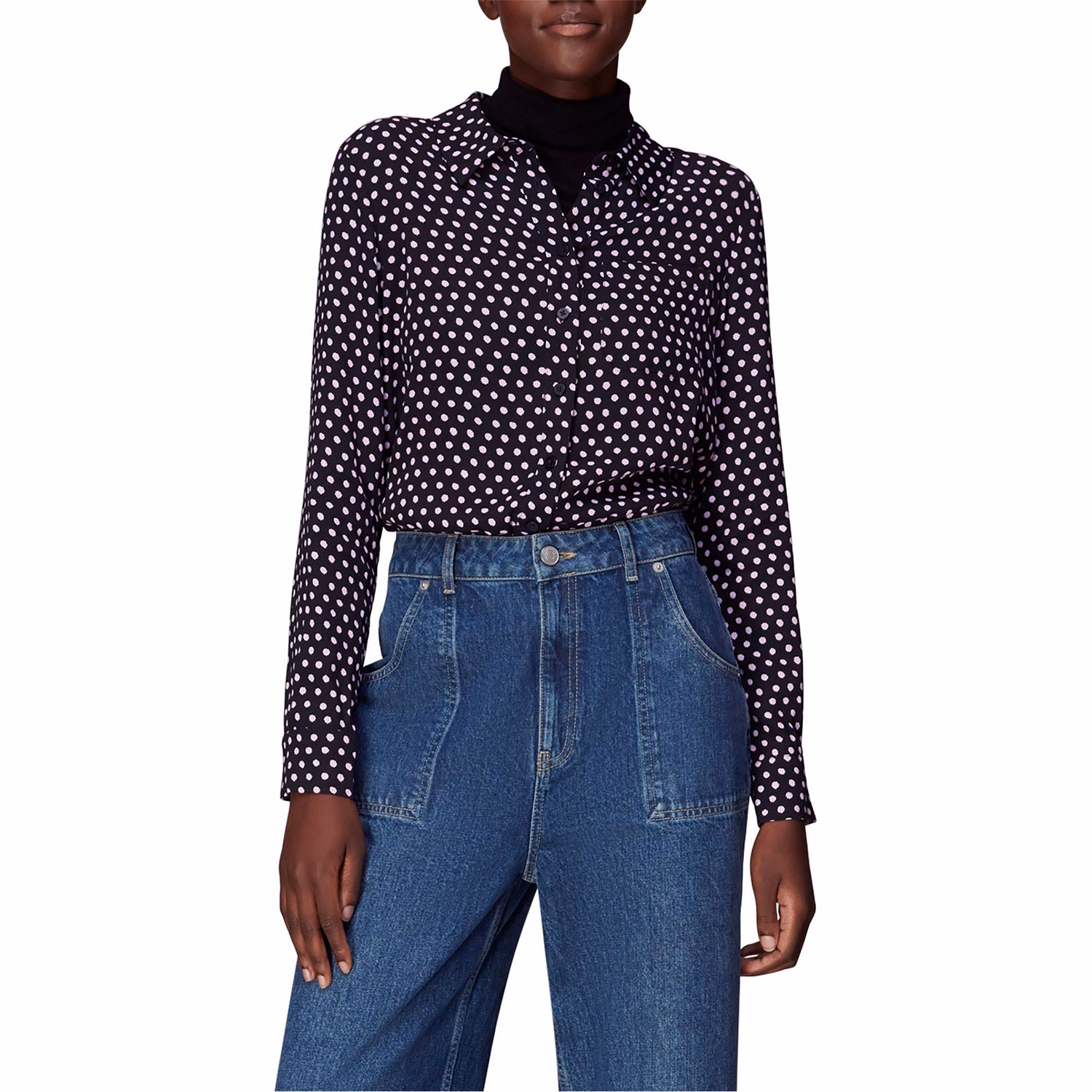 Dotted Spot Print Shirt