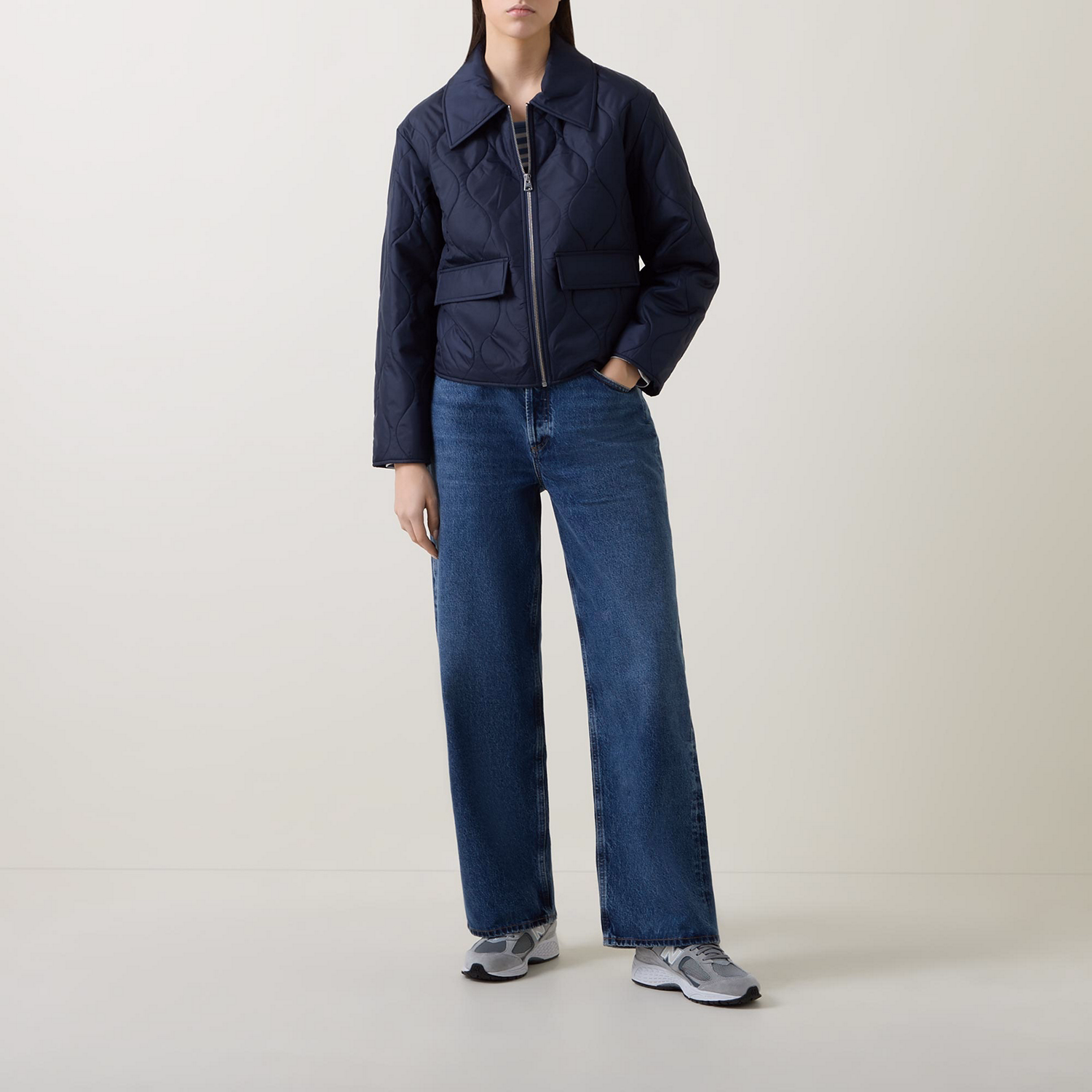 Quilted Bomber Jacket