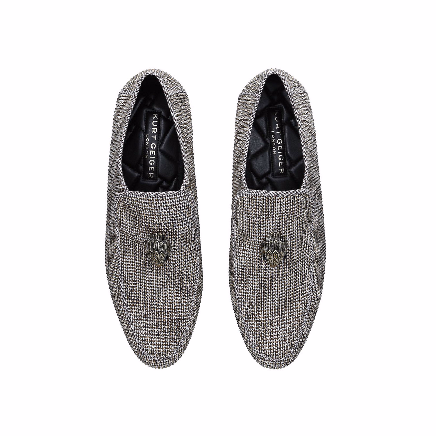 Hugh Eagle Herringbone Loafers