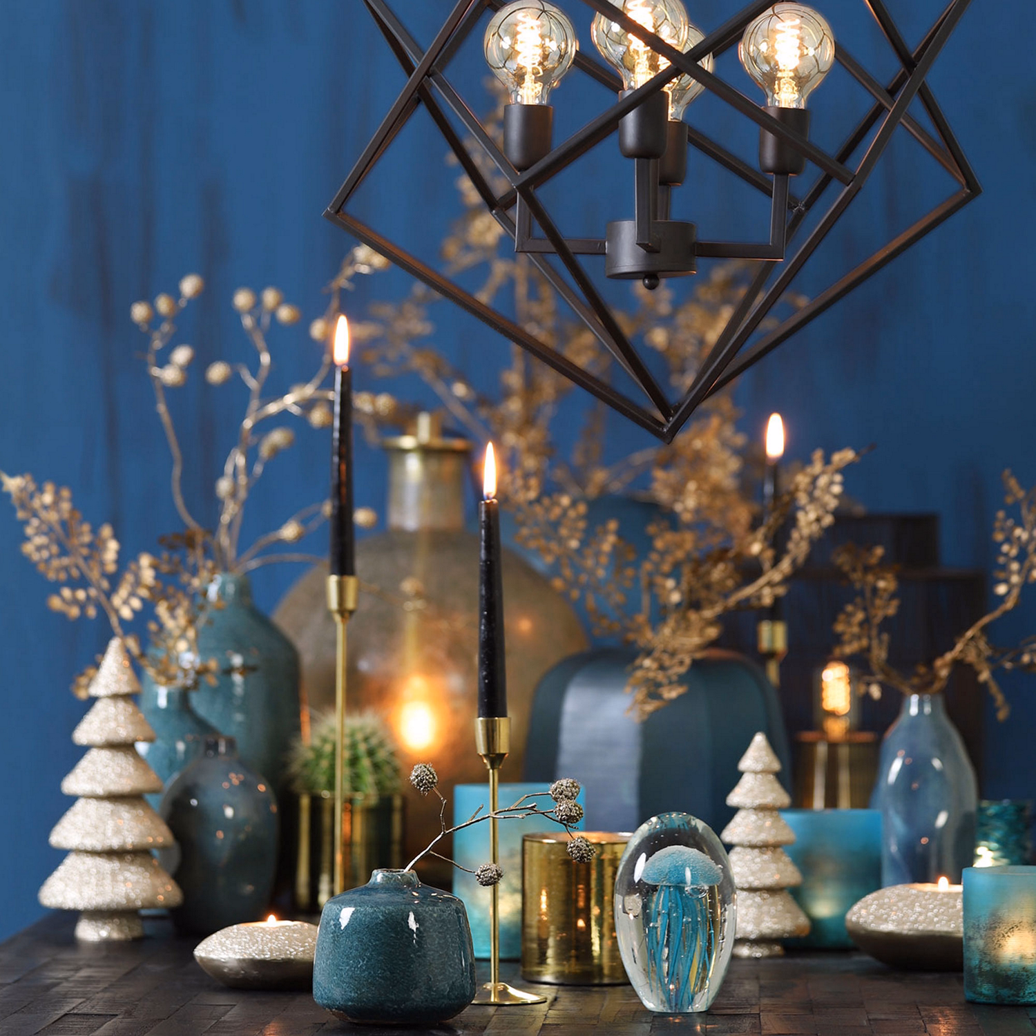 Serla Candle Holder 30.5cm Serla Gold