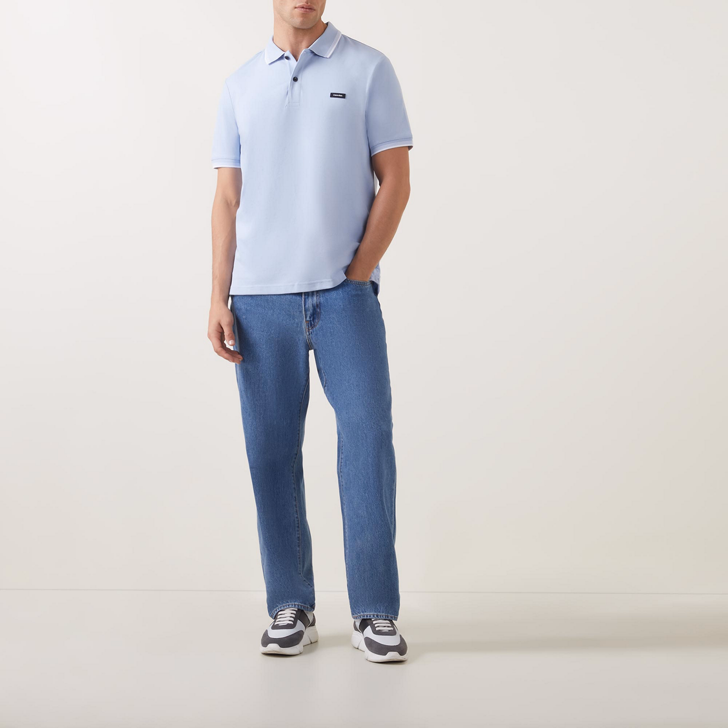 Tipped Logo Polo Shirt