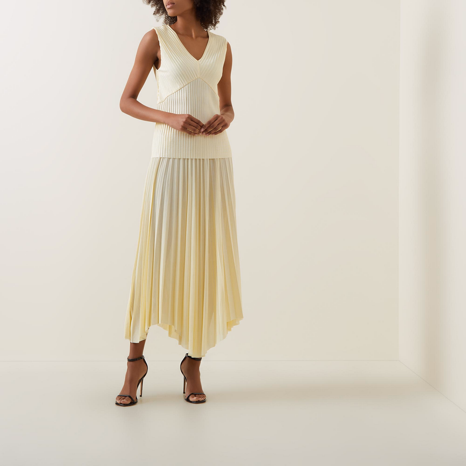 Exia Pleated Tank Top