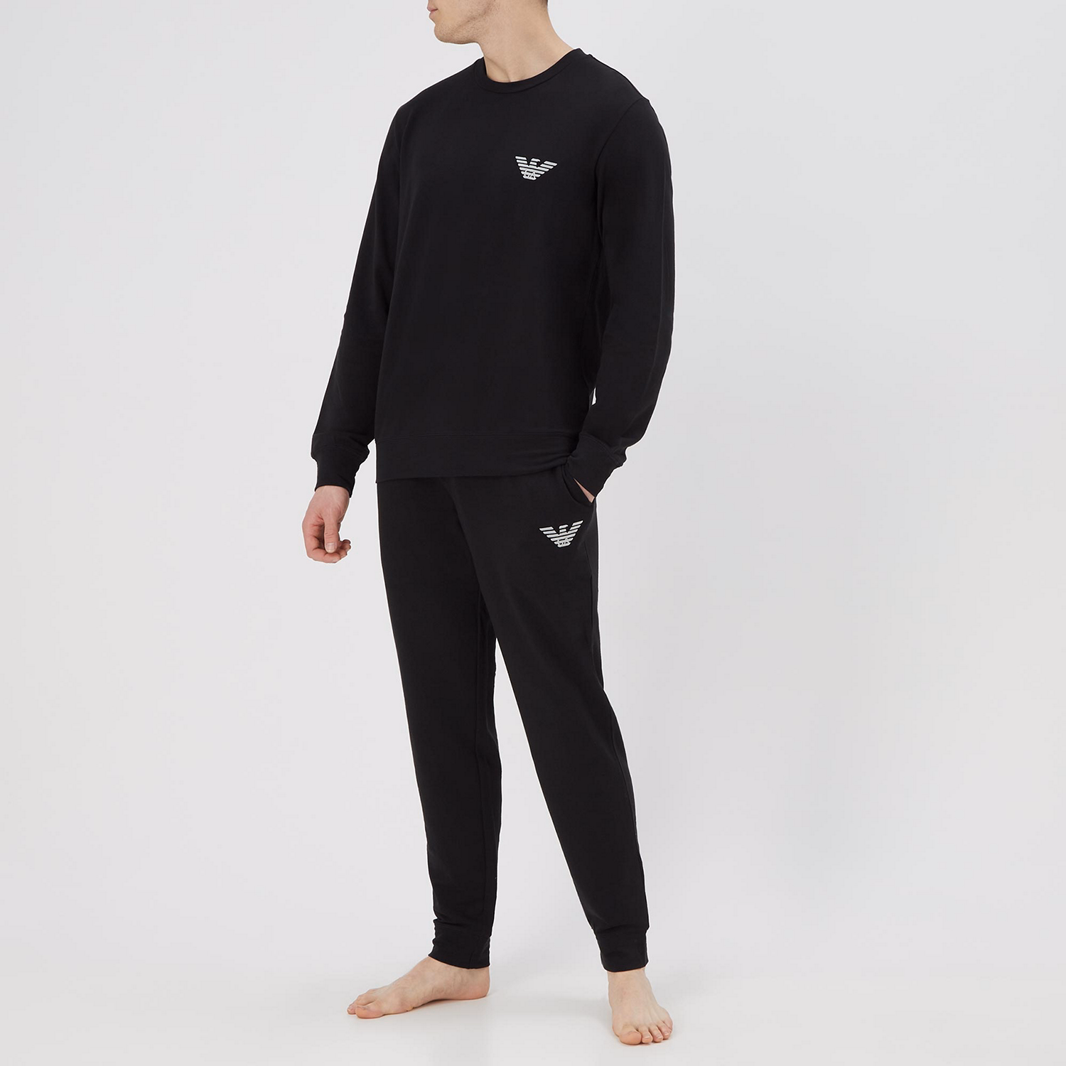 Terry Long Sleeve Loungewear Set