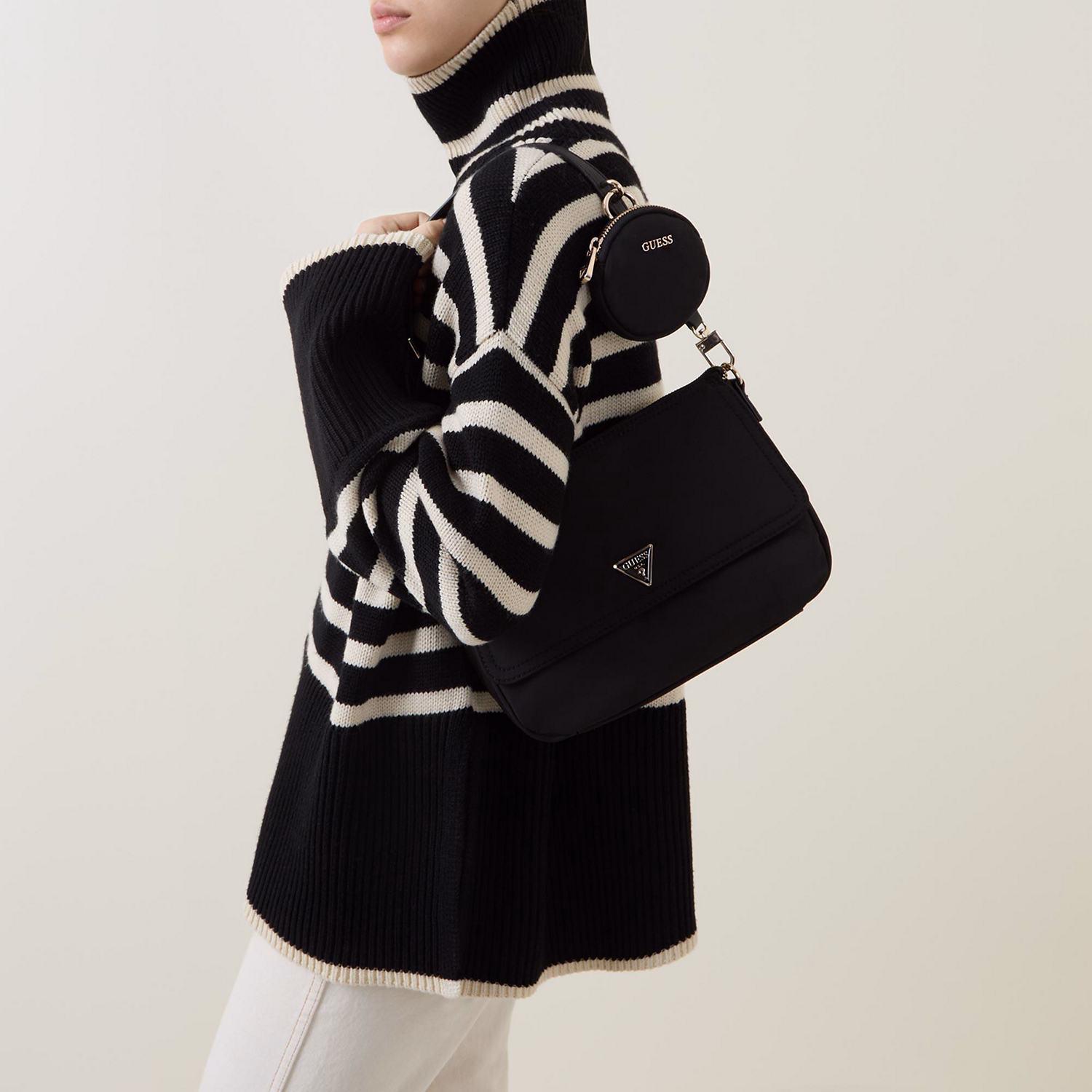 Gemma Nylon Shoulder Bag