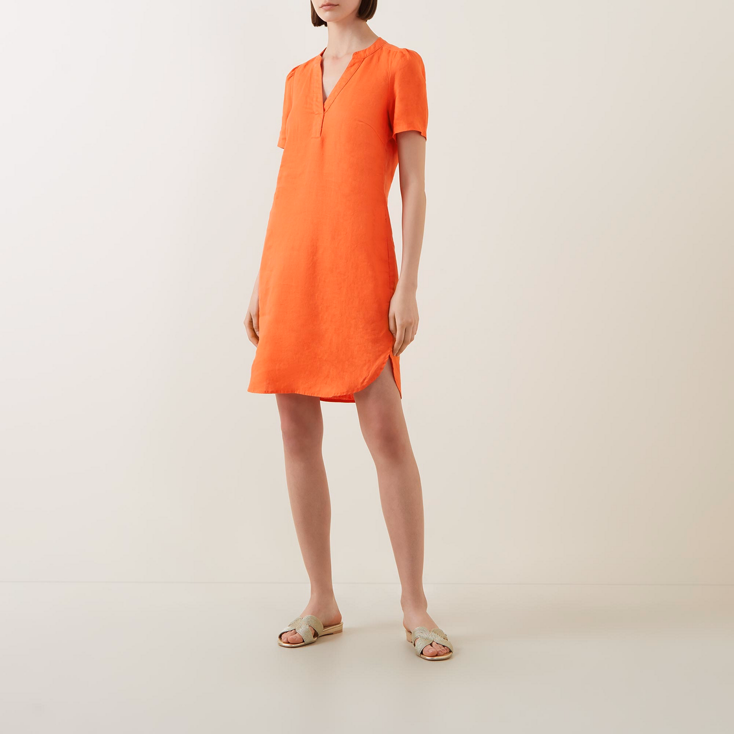 Aminase Linen Dress