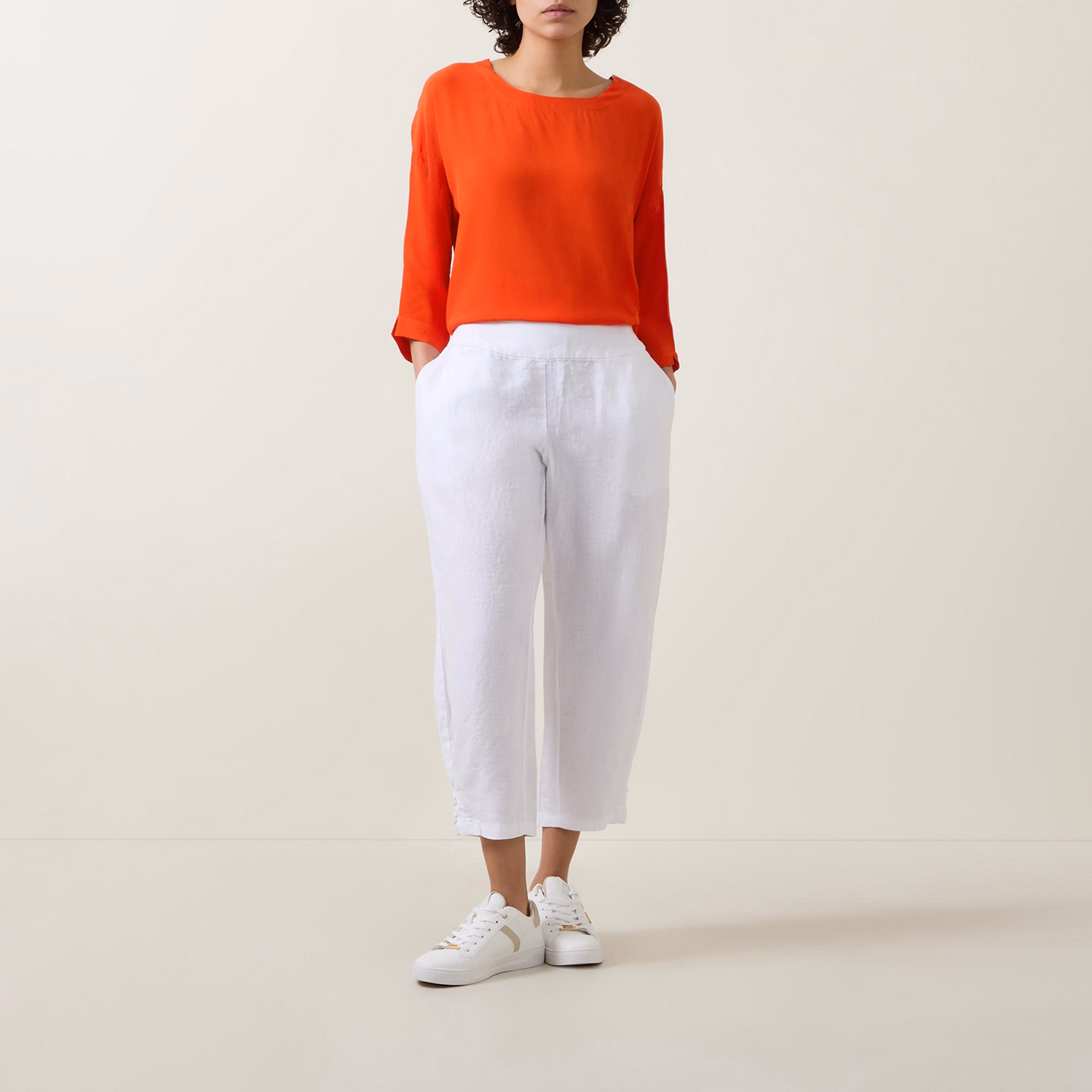 Penna Tapered-Leg Cropped Trousers