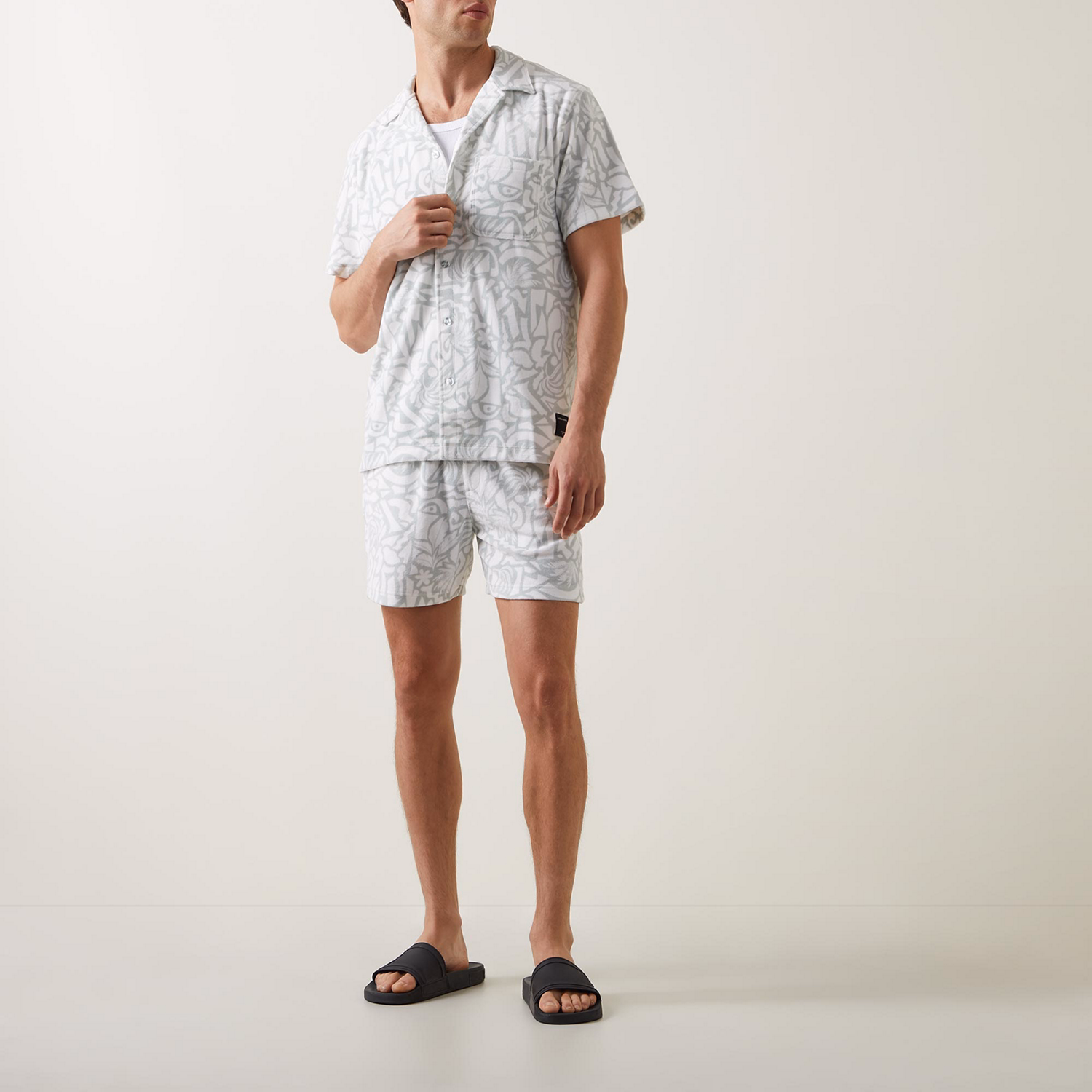 Towelling Pool Shirt