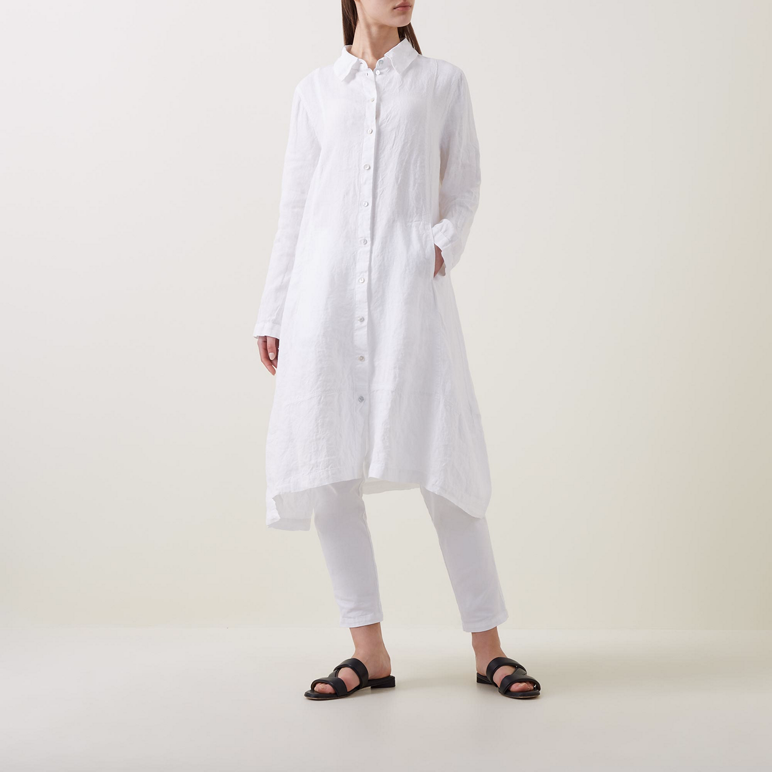 Pionea Linen Shirt Dress