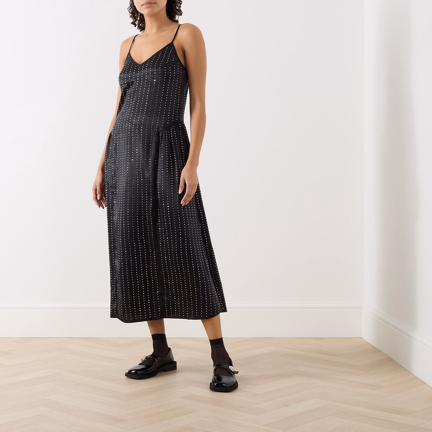 Adele Crystal Embellished Dress