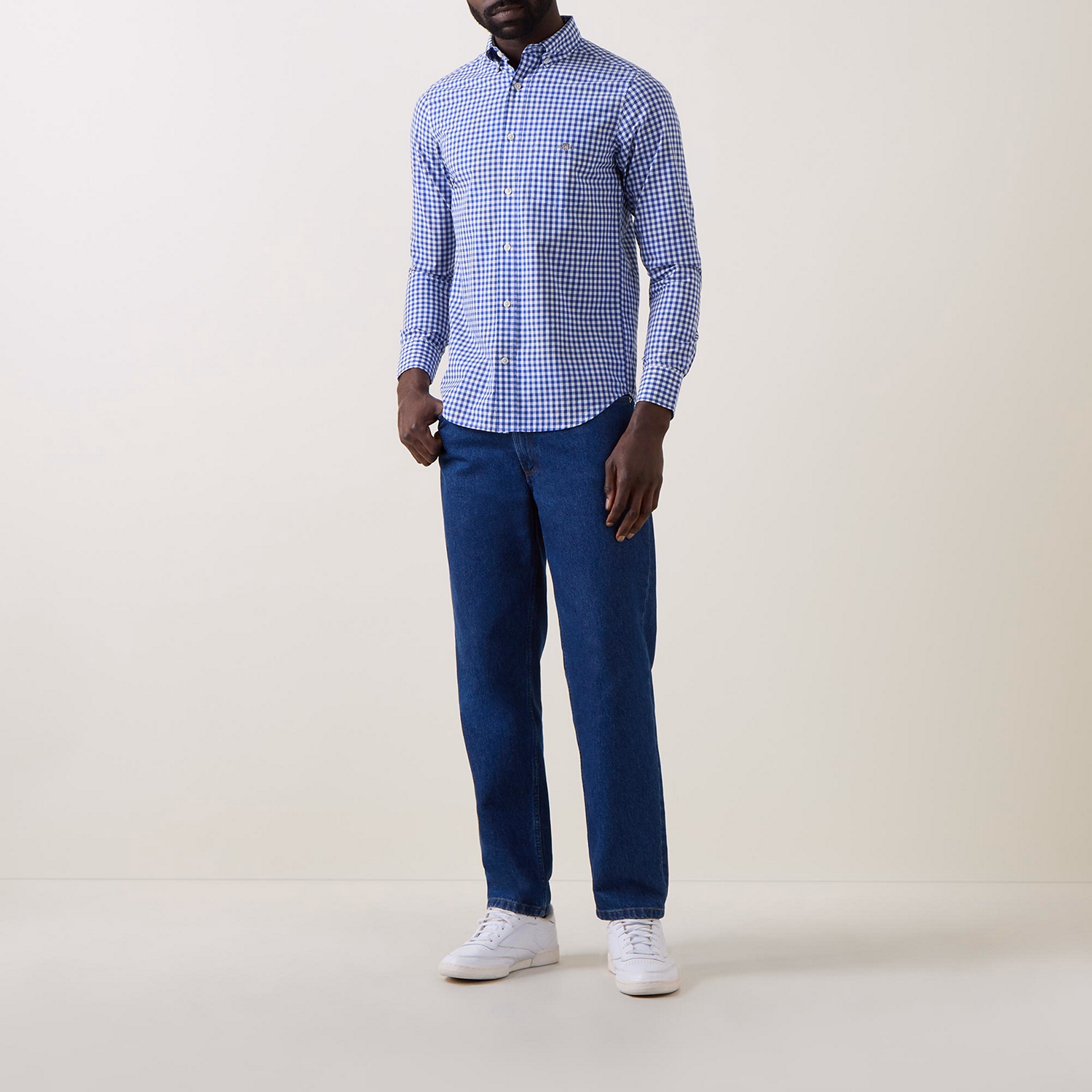 Gingham Poplin Shirt