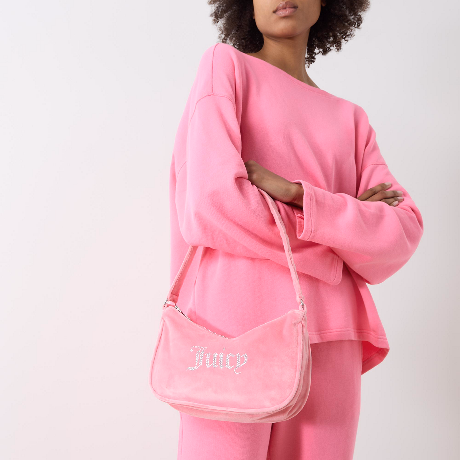 Kingston Velour Shoulder Bag