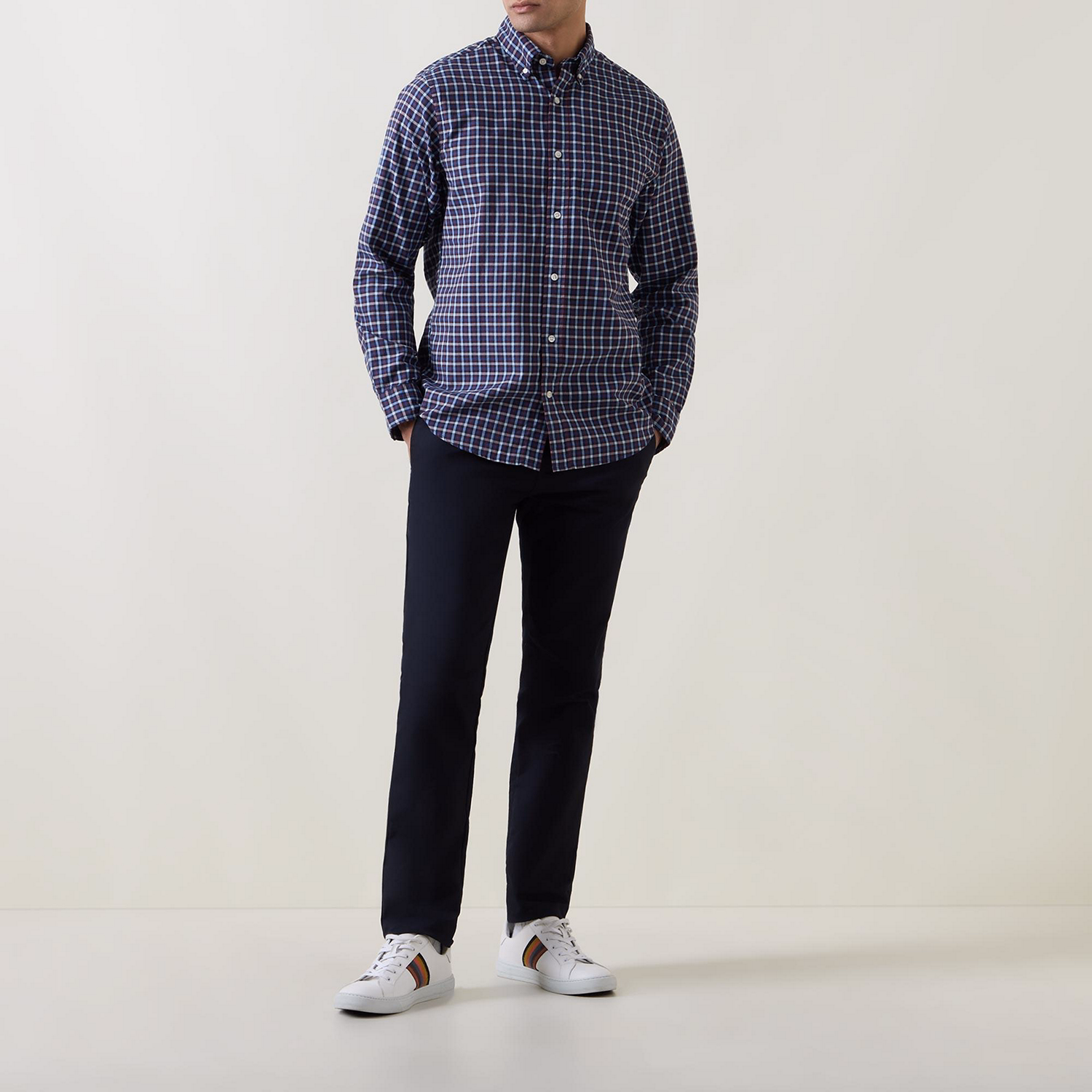 Micro Check Casual Shirt