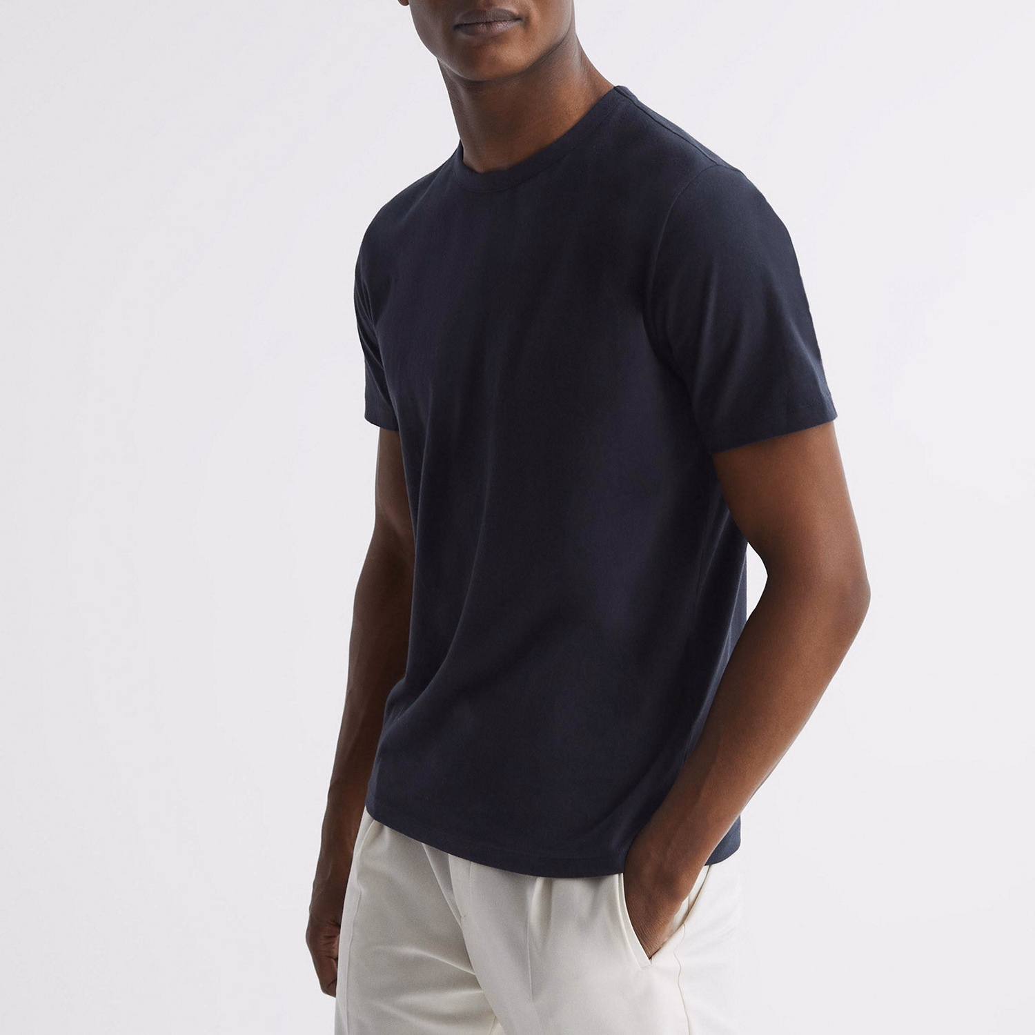 Melrose Garment Dye Crew Neck T Shirt