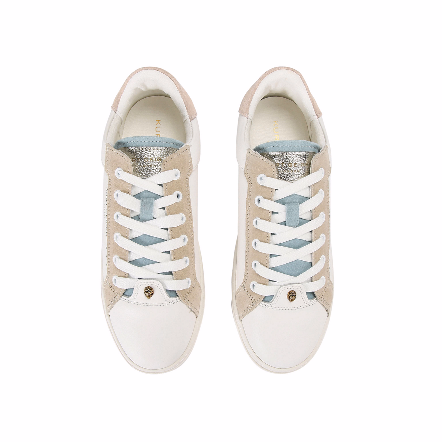 Kensington Leather Flatform Trainers