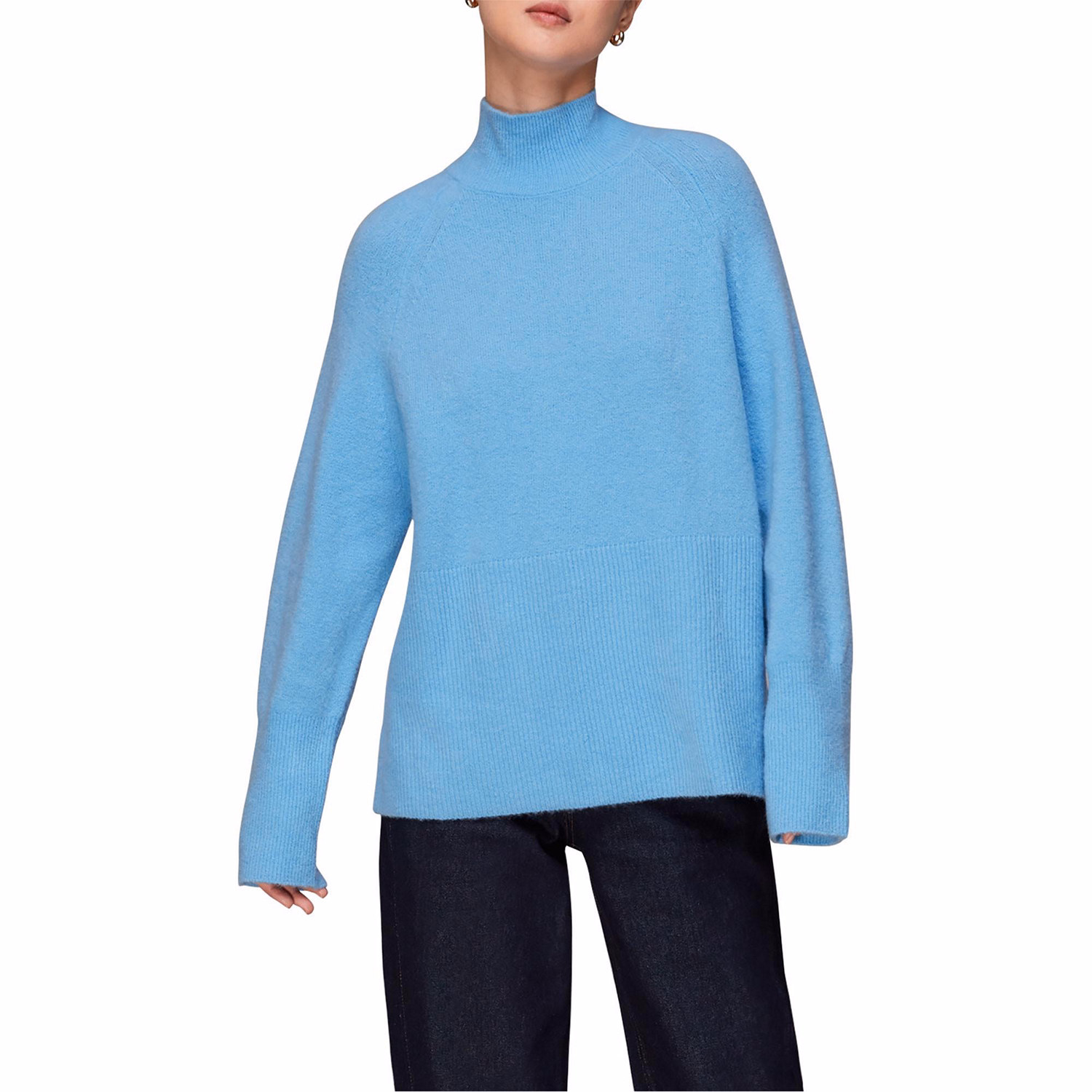 Oversize Funnel Neck Jumper