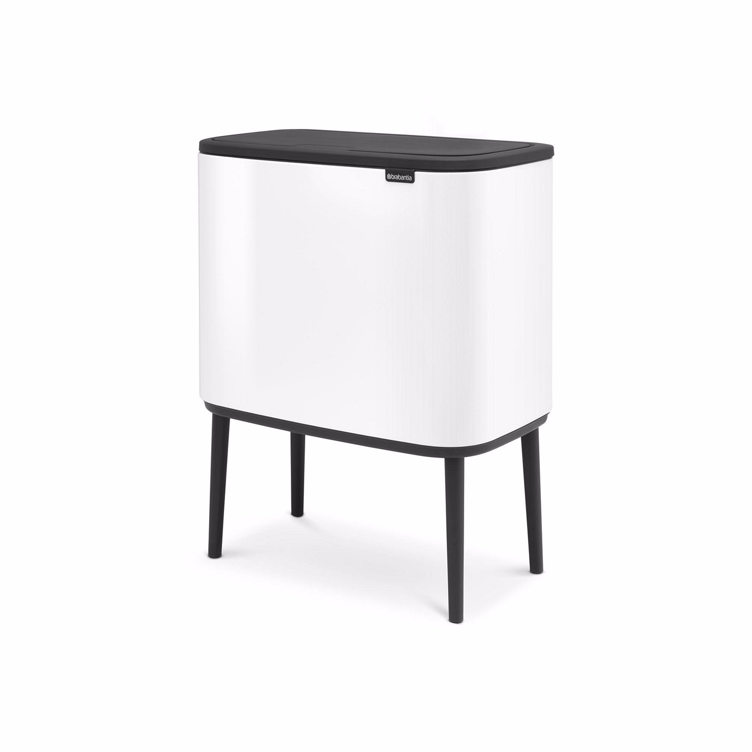 Bo Touch Bin, 11 + 23L - White