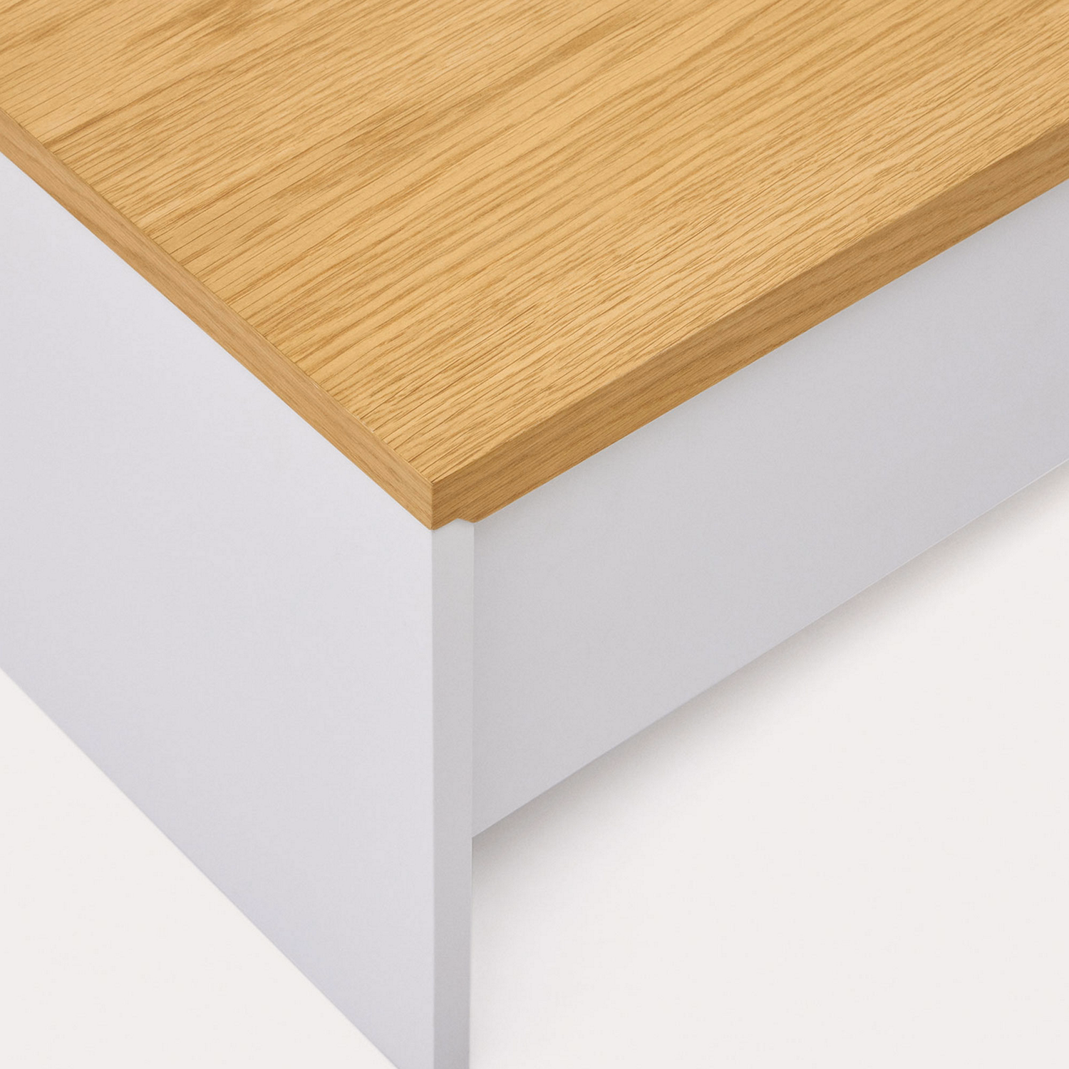 Abilen Lift-Up Coffee Table 110 x 60cm Oak Wood