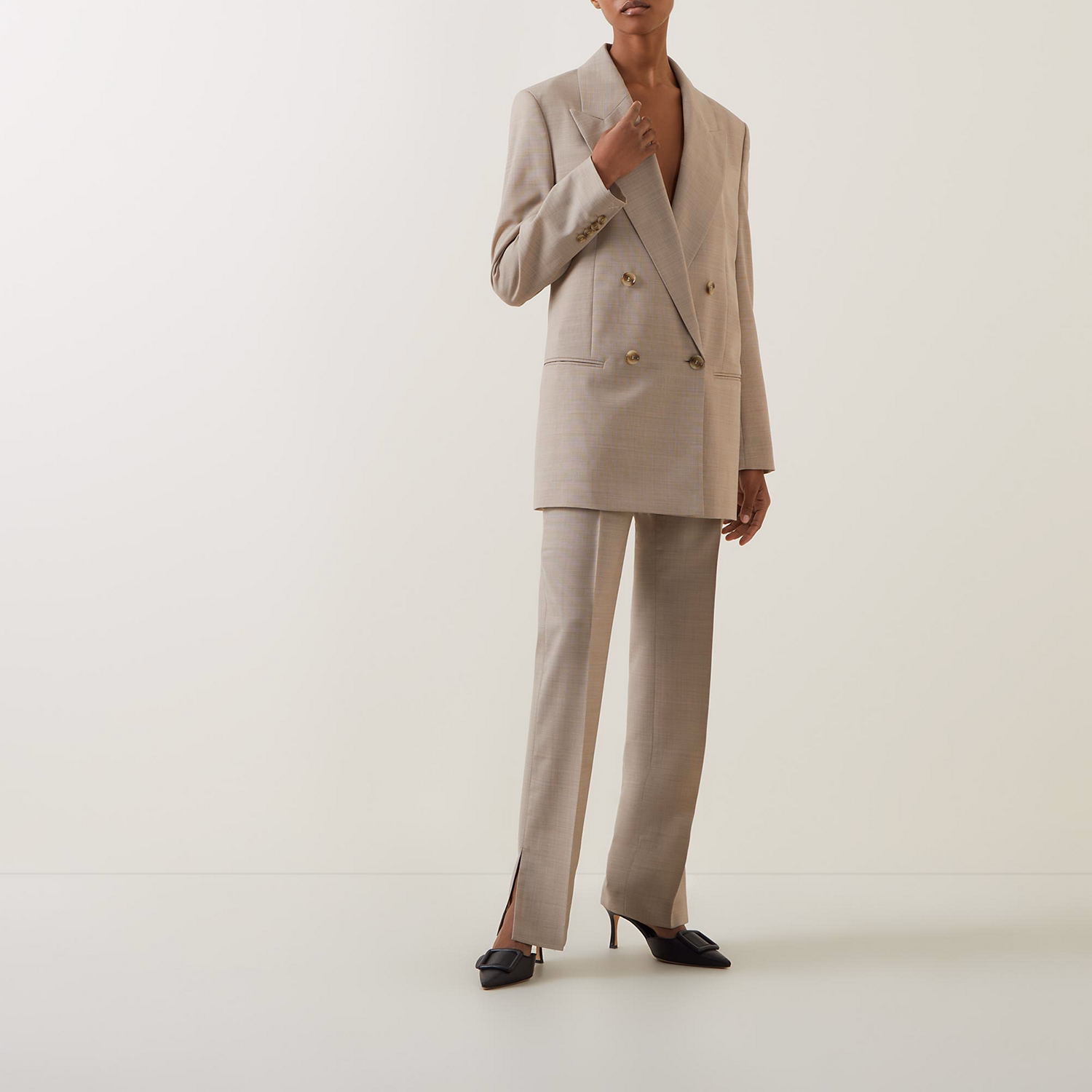 Jarmina Double-Breasted Blazer