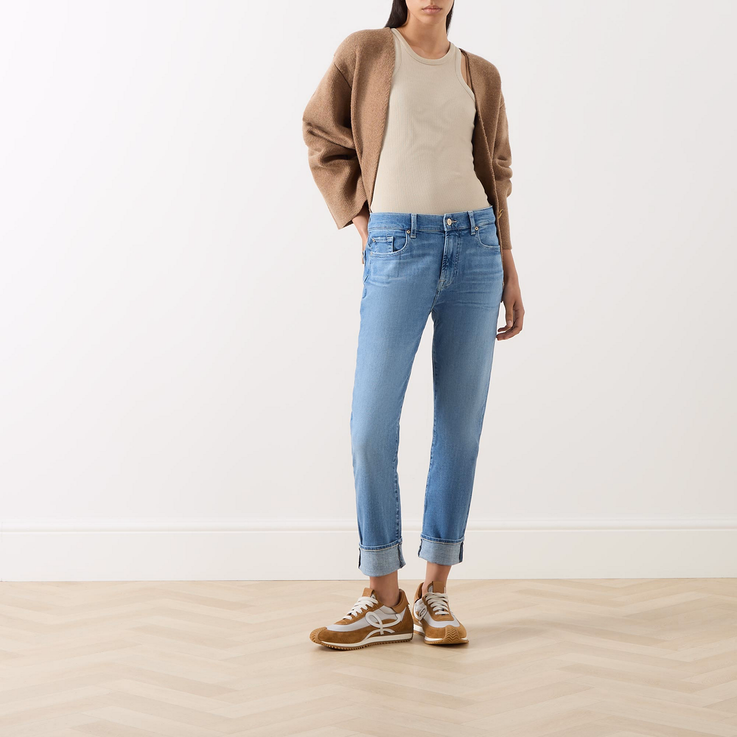 Relaxed Boyfriend Skinny Jeans