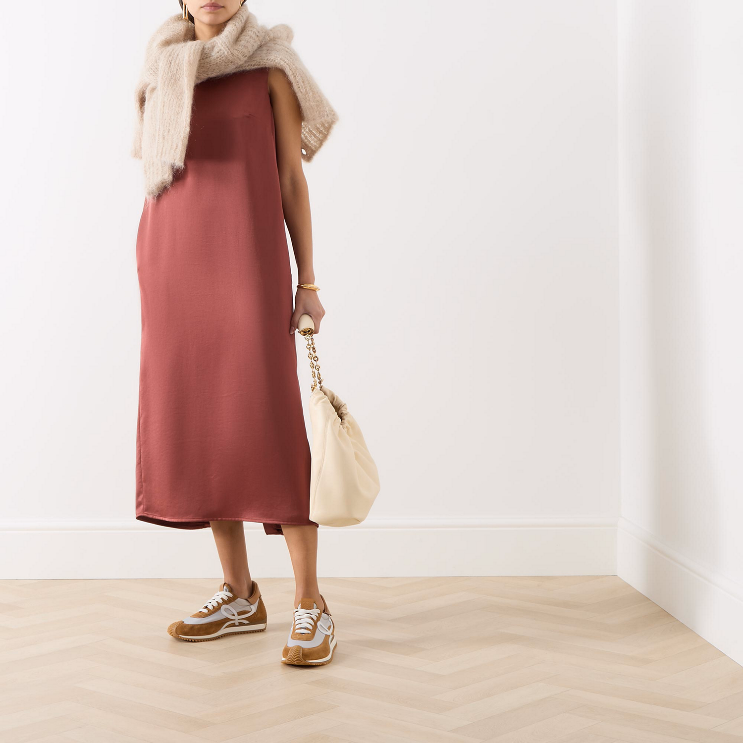 Baiardo Satin Wrap Dress