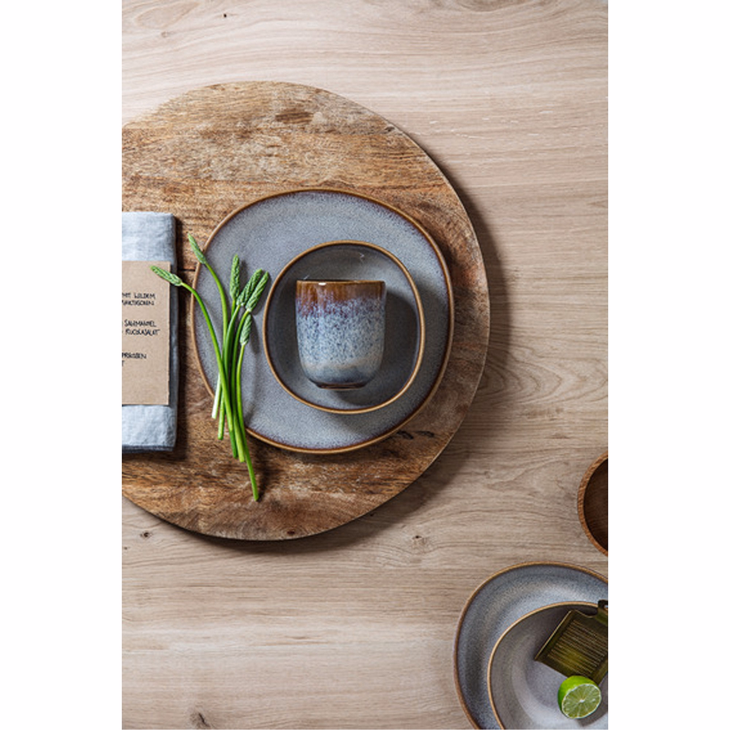 Lave Beige Salad Plate 23.5x23x2.6cm