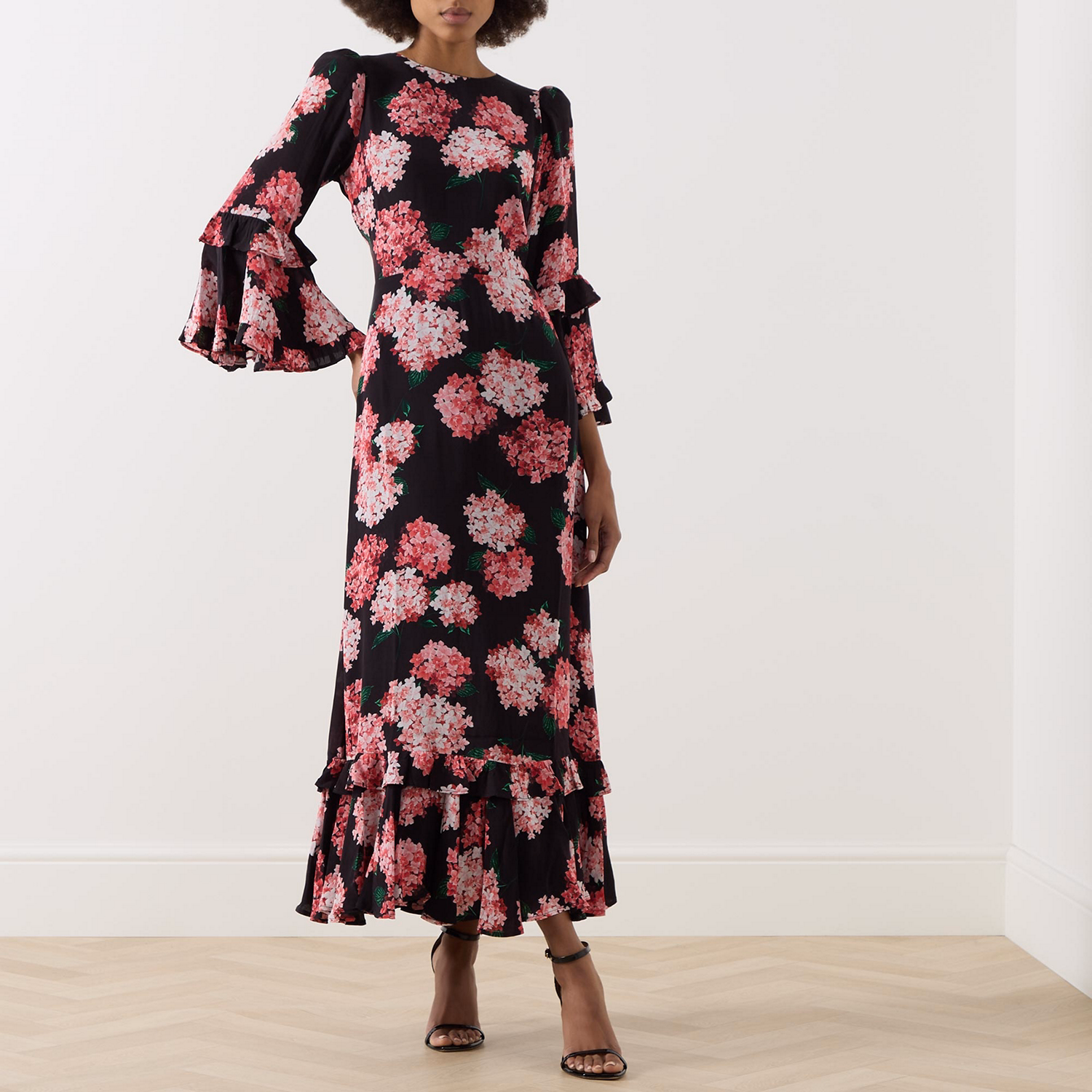 Harmony Hydrangea Print Dress