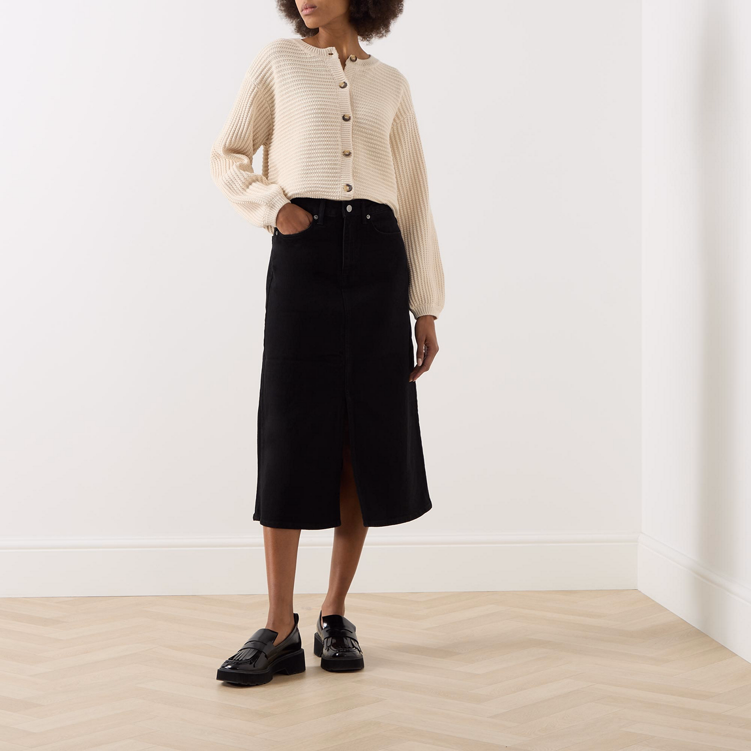 Button-Down Knit Cardigan