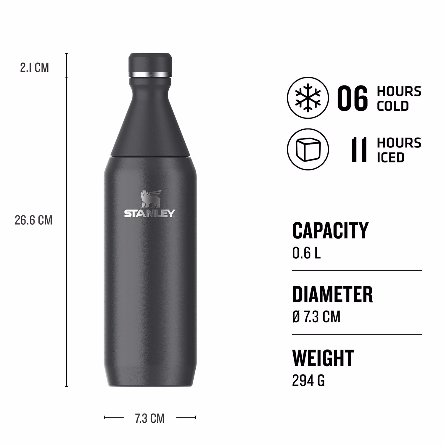 The All Day Slim Bottle 0.6L