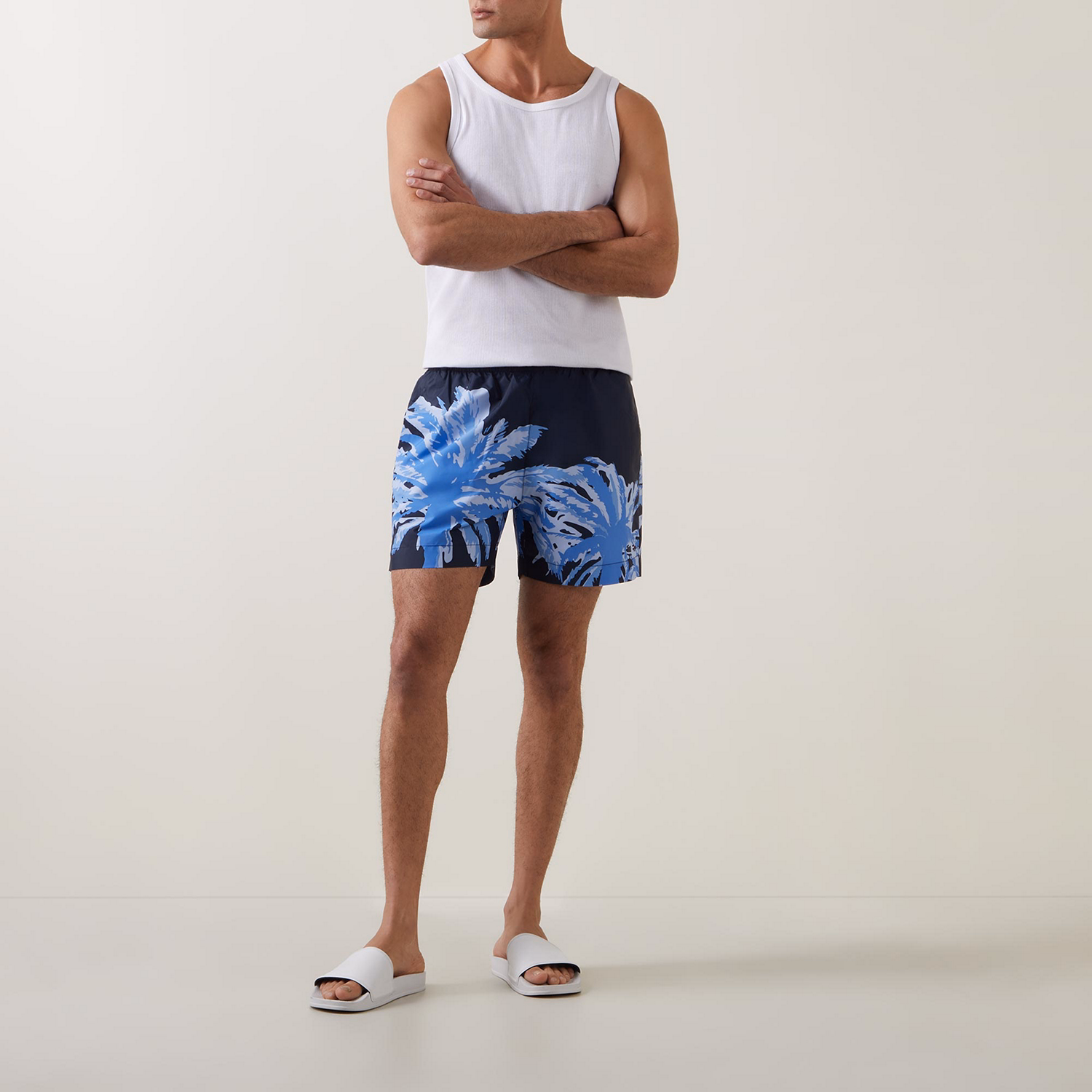 Essential Hawaiian Print Swim Shorts