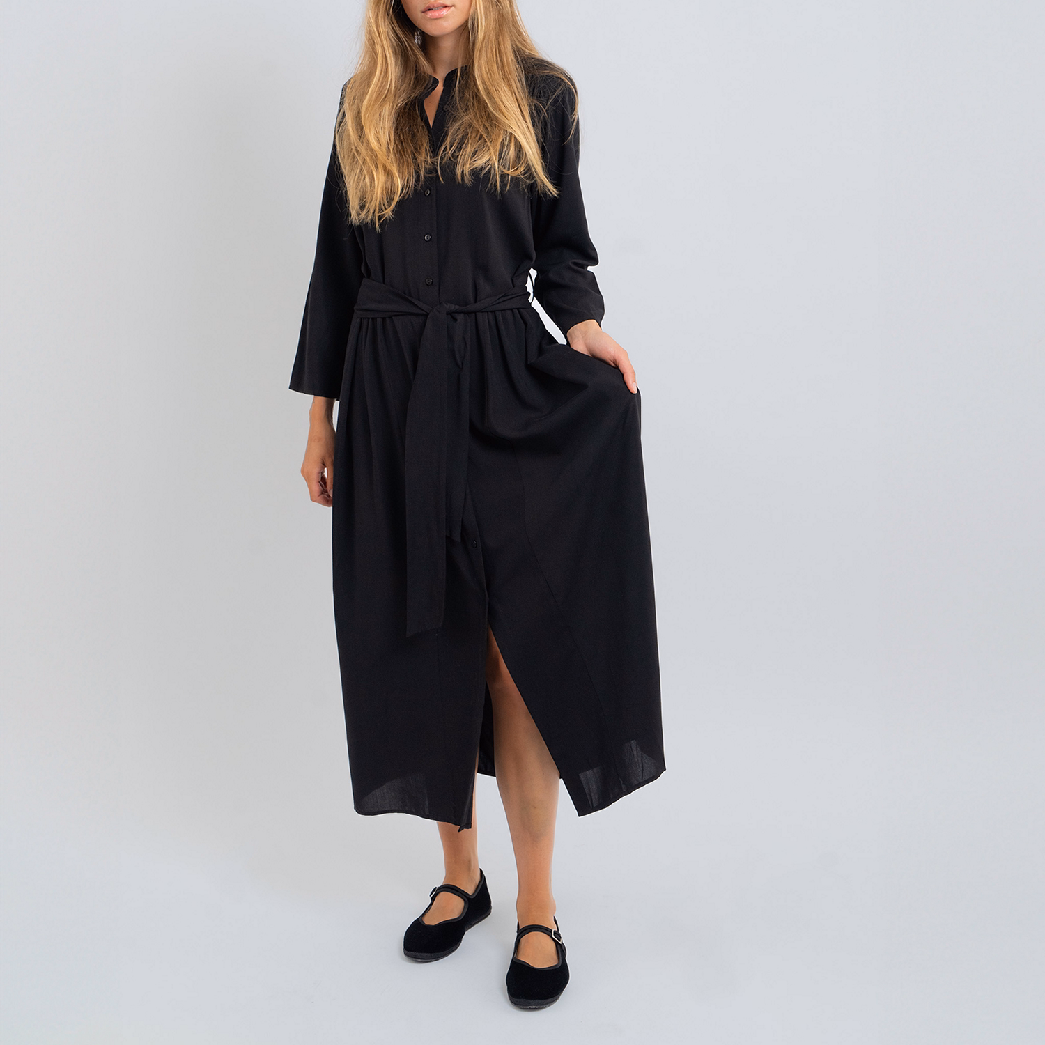 Harper Belted Shirt Dress