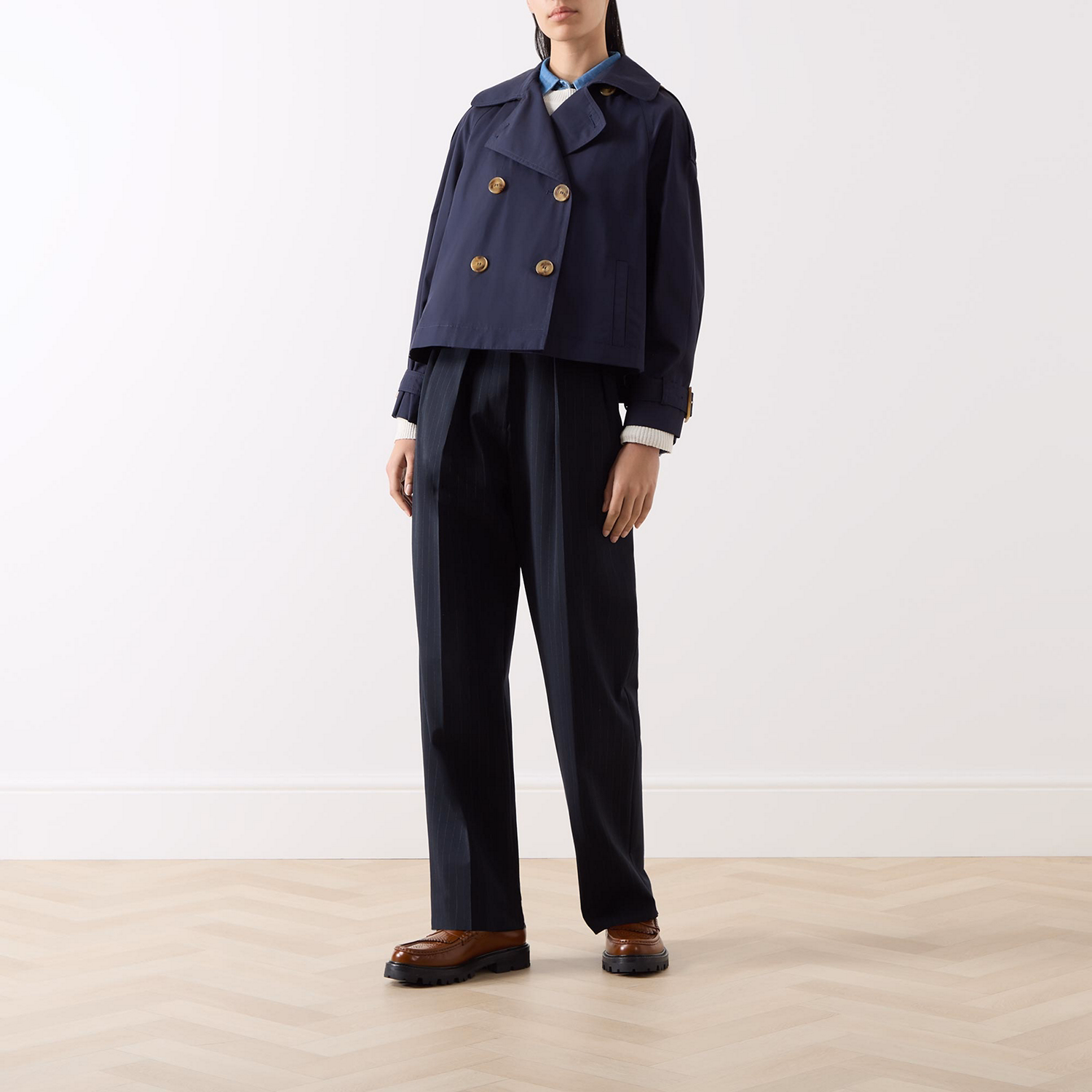 Uragano Short Trench Coat