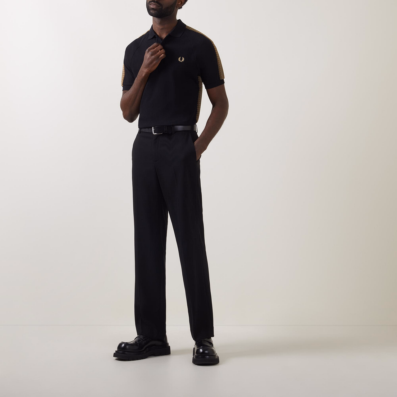 Honeycomb Tape Polo Shirt