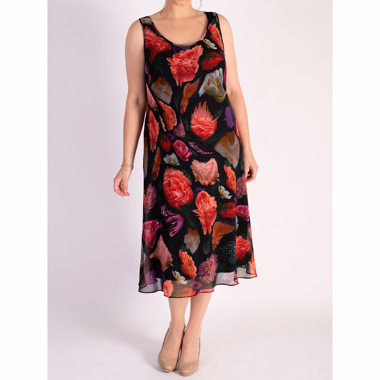 Bouquet Print Dress