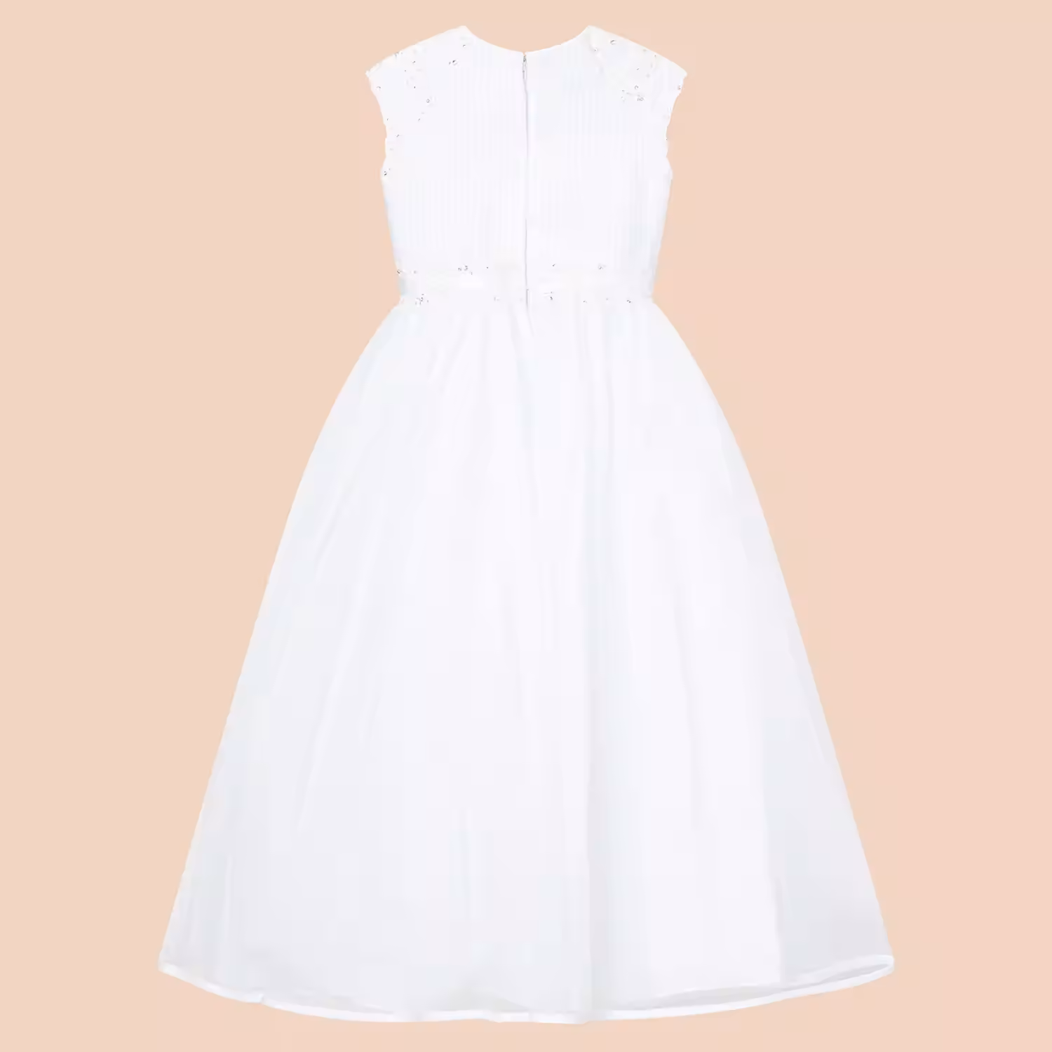 Pleated Communion Dress