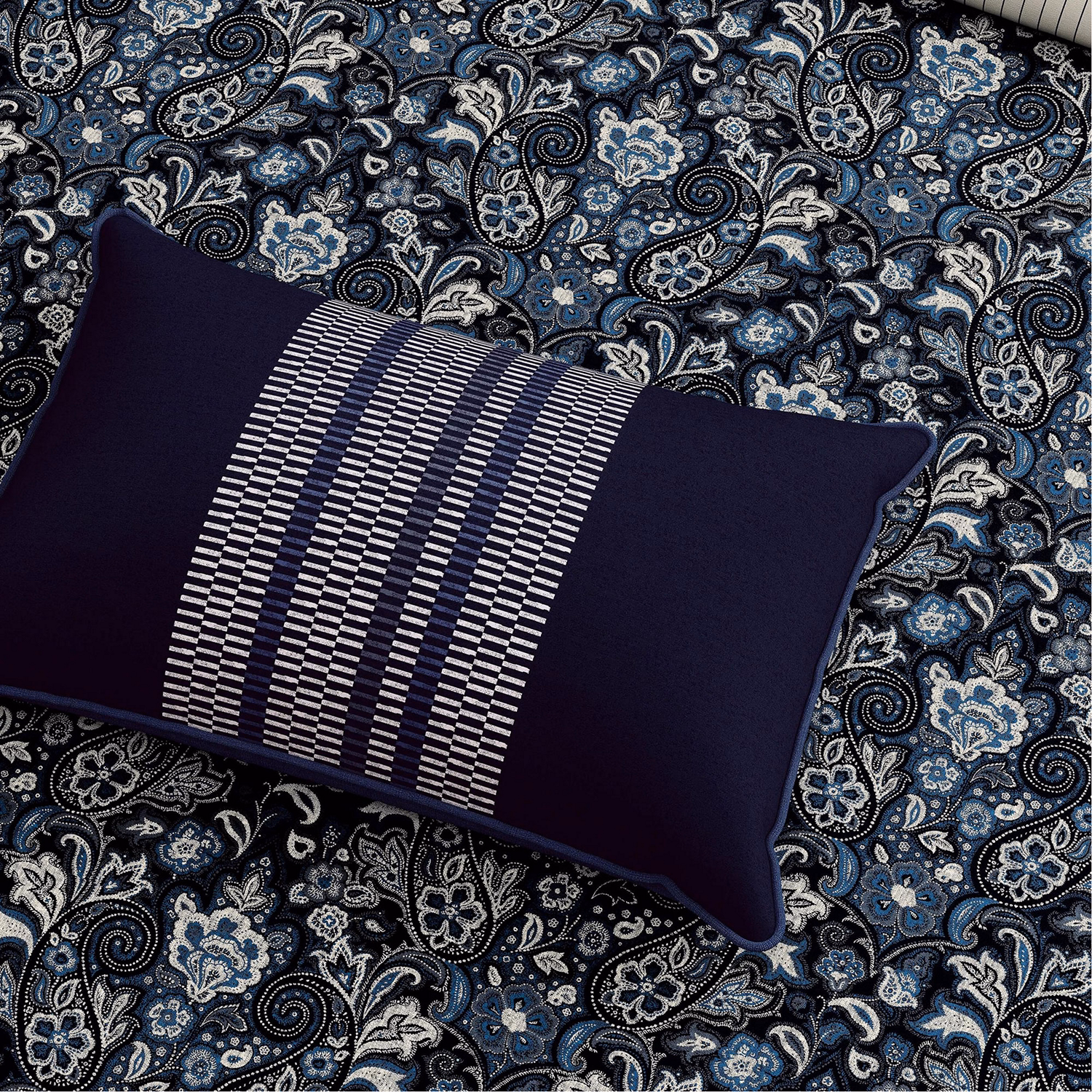 Yara Cushion Navy 70cmx40cm