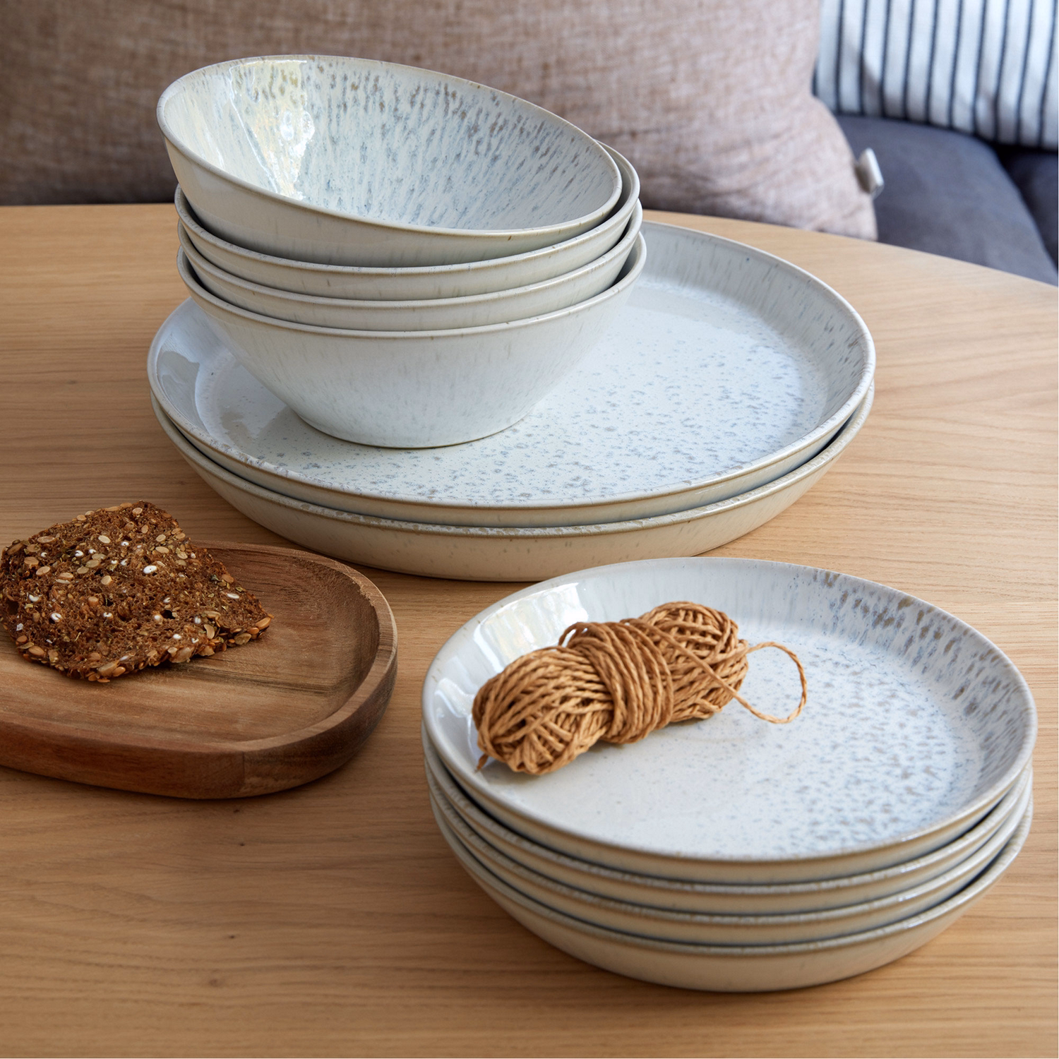 Kiln Set of Four Dinner Plates