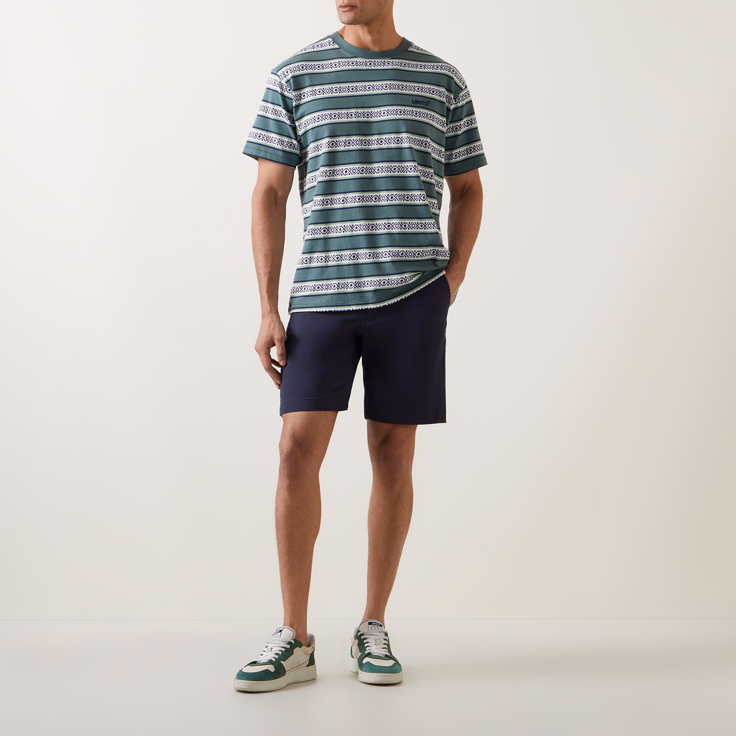 Slim Fit Twill Shorts