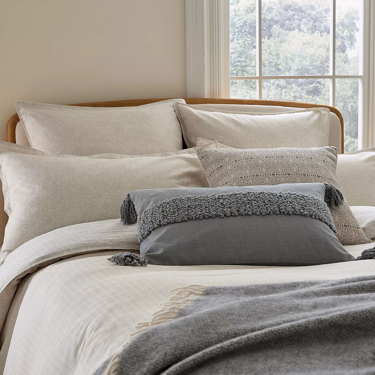 Florin Duvet Set Linen