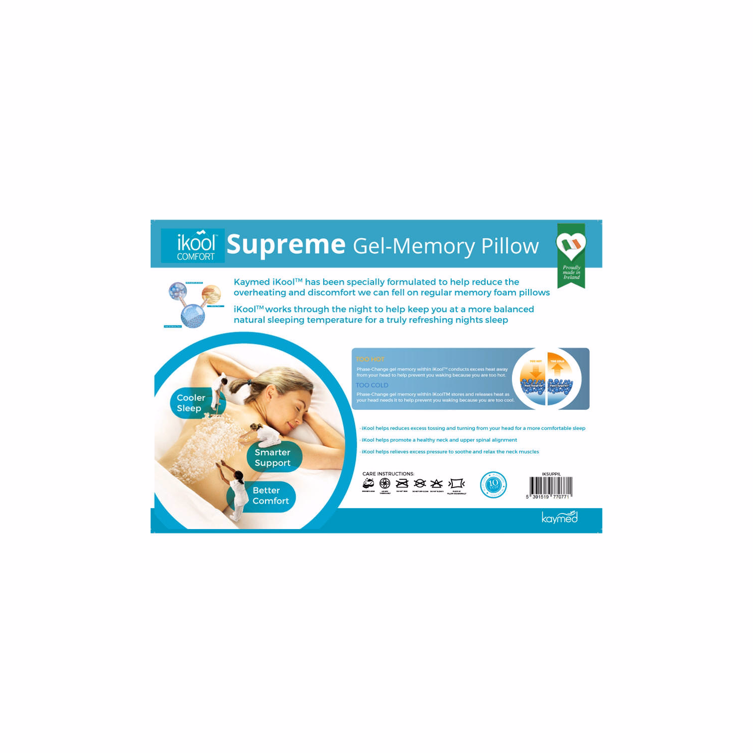 Supreme Gel Memory Foam Pillow