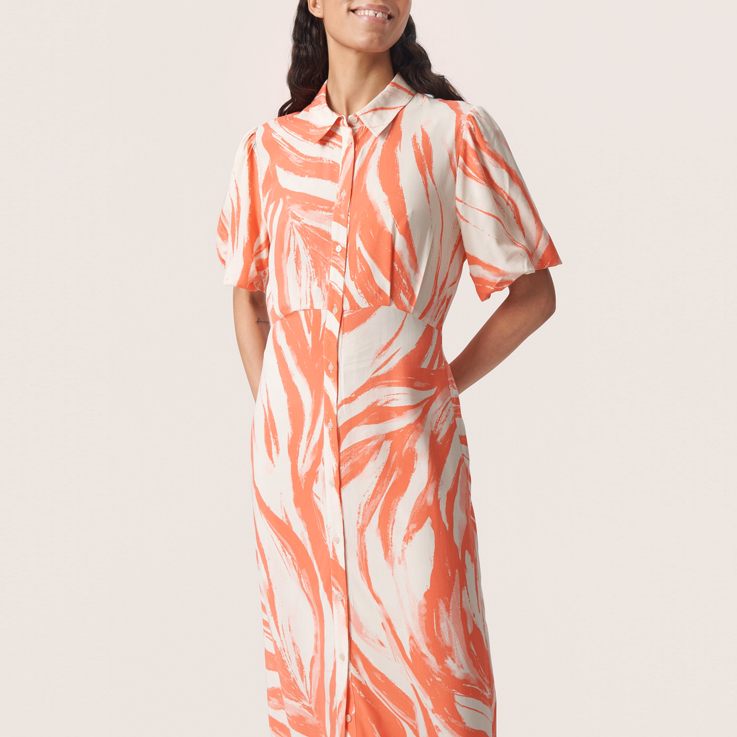 Wynter Printed Shirt Dress