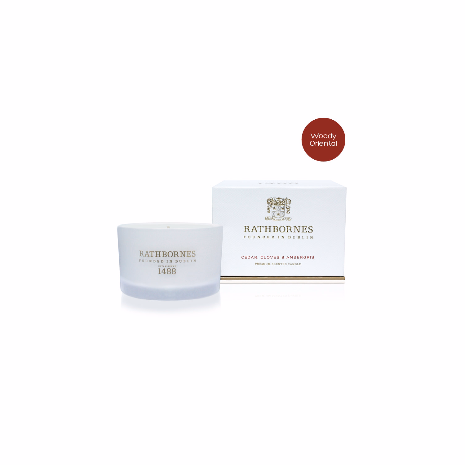 Cedar, Cloves and Ambergris Luxury Candle