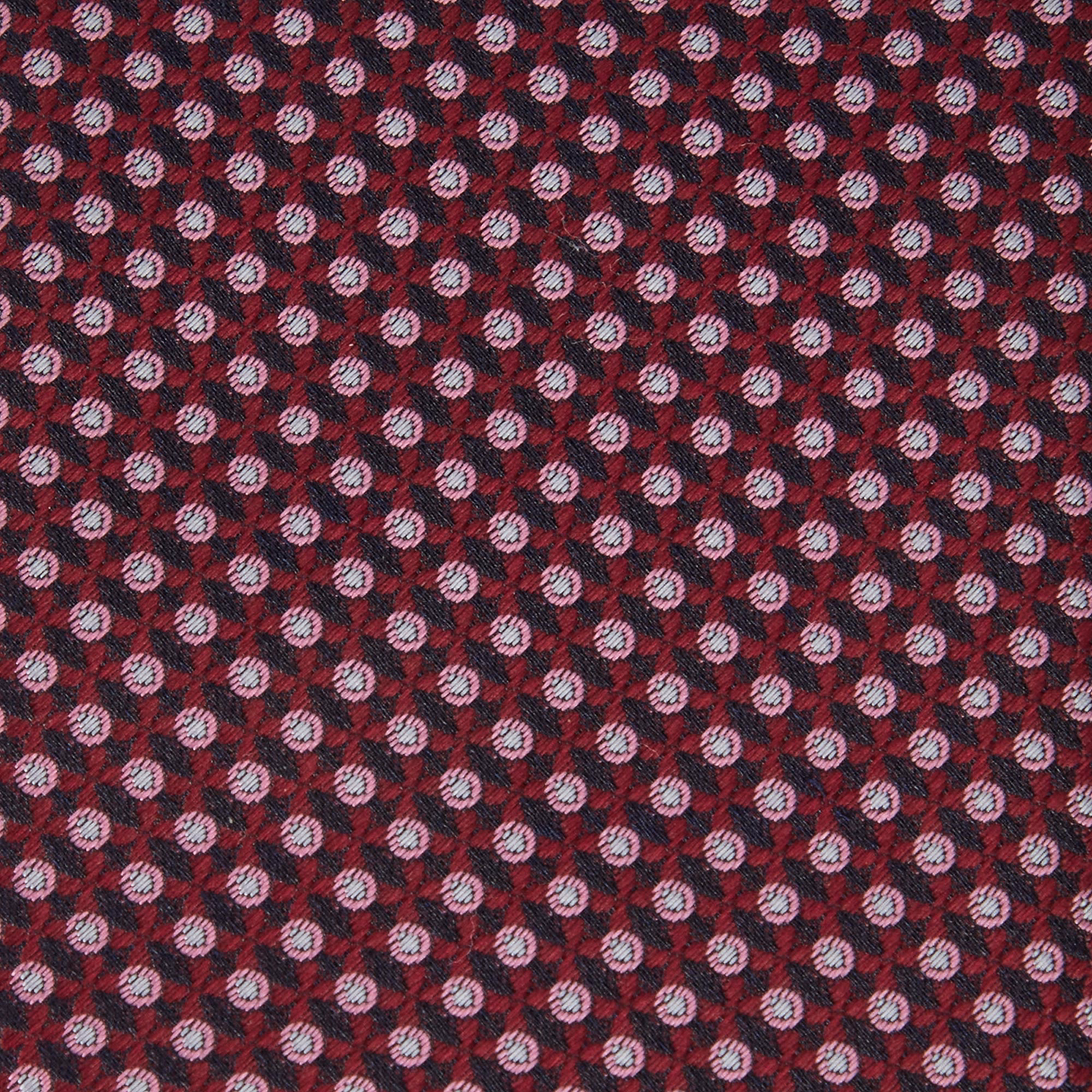 Geometric Floral Tie & Pocket Square Set