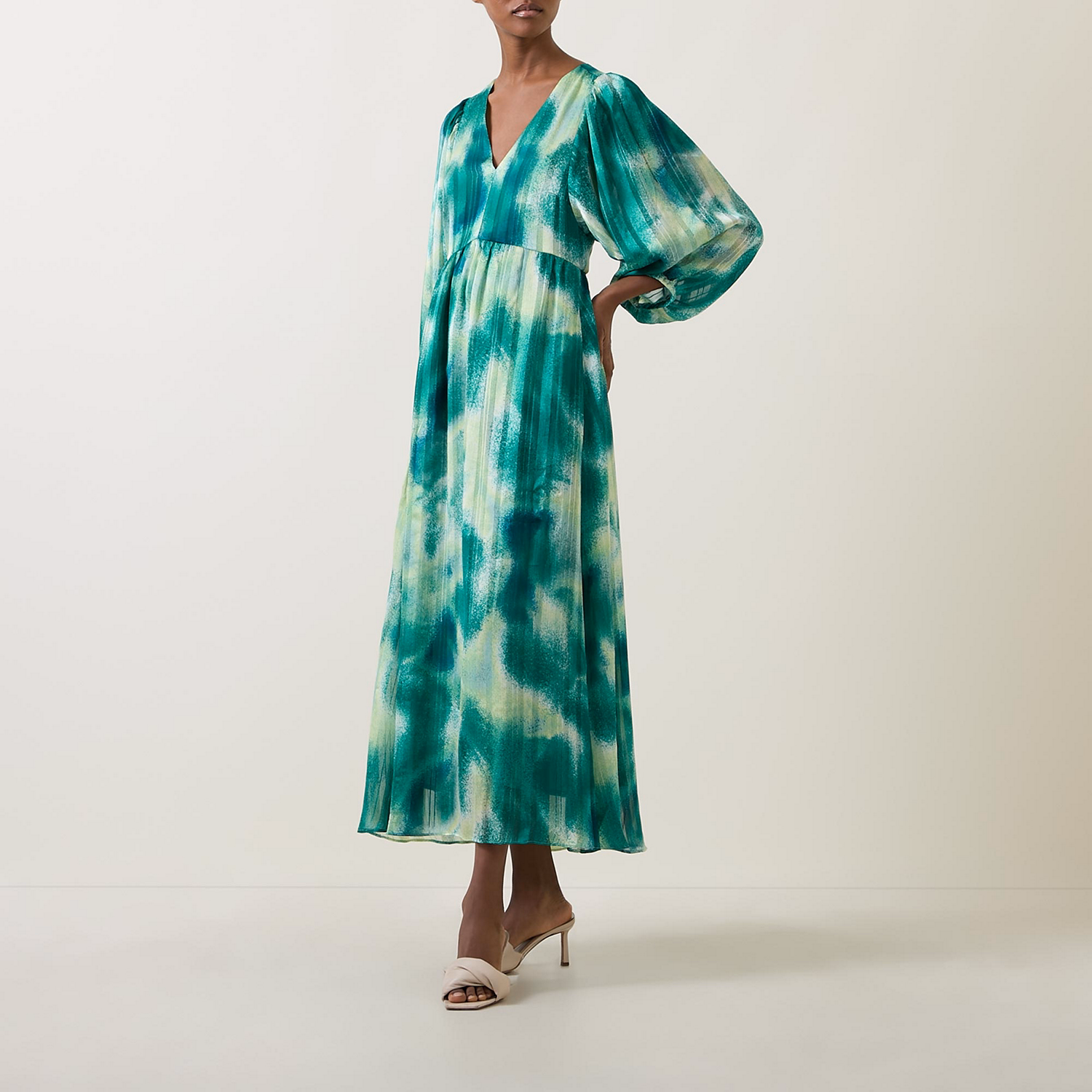 Himari Printed Flared Dress