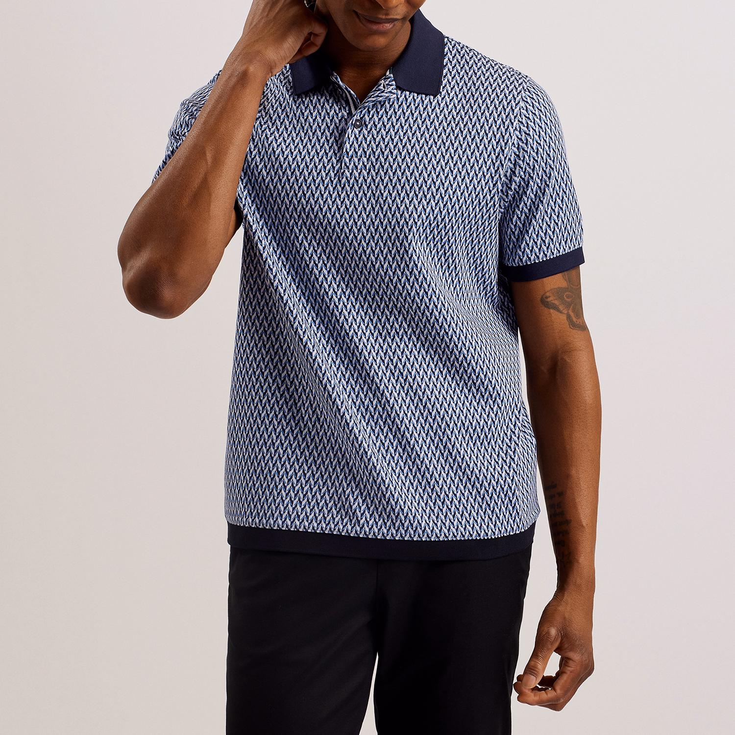 Skelt Jacquard Regular Polo Shirt