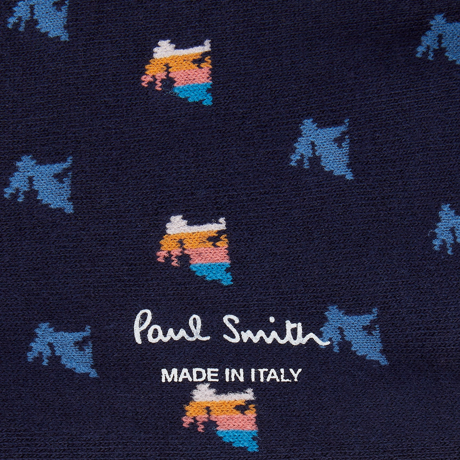 Rabbit Print Logo Socks