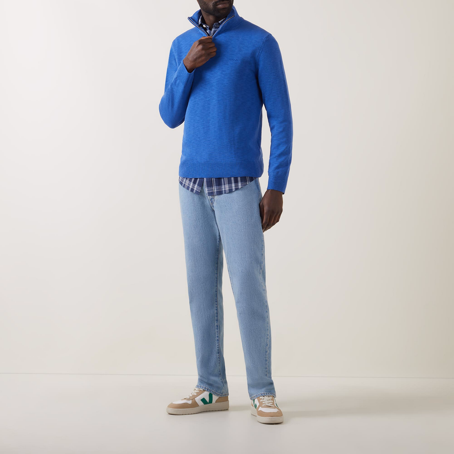 Logo Half-Zip Sweater