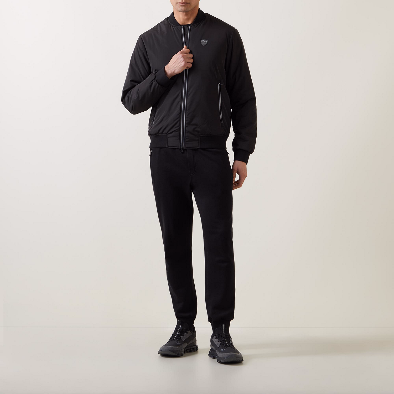 Crest Logo Bomber Jacket