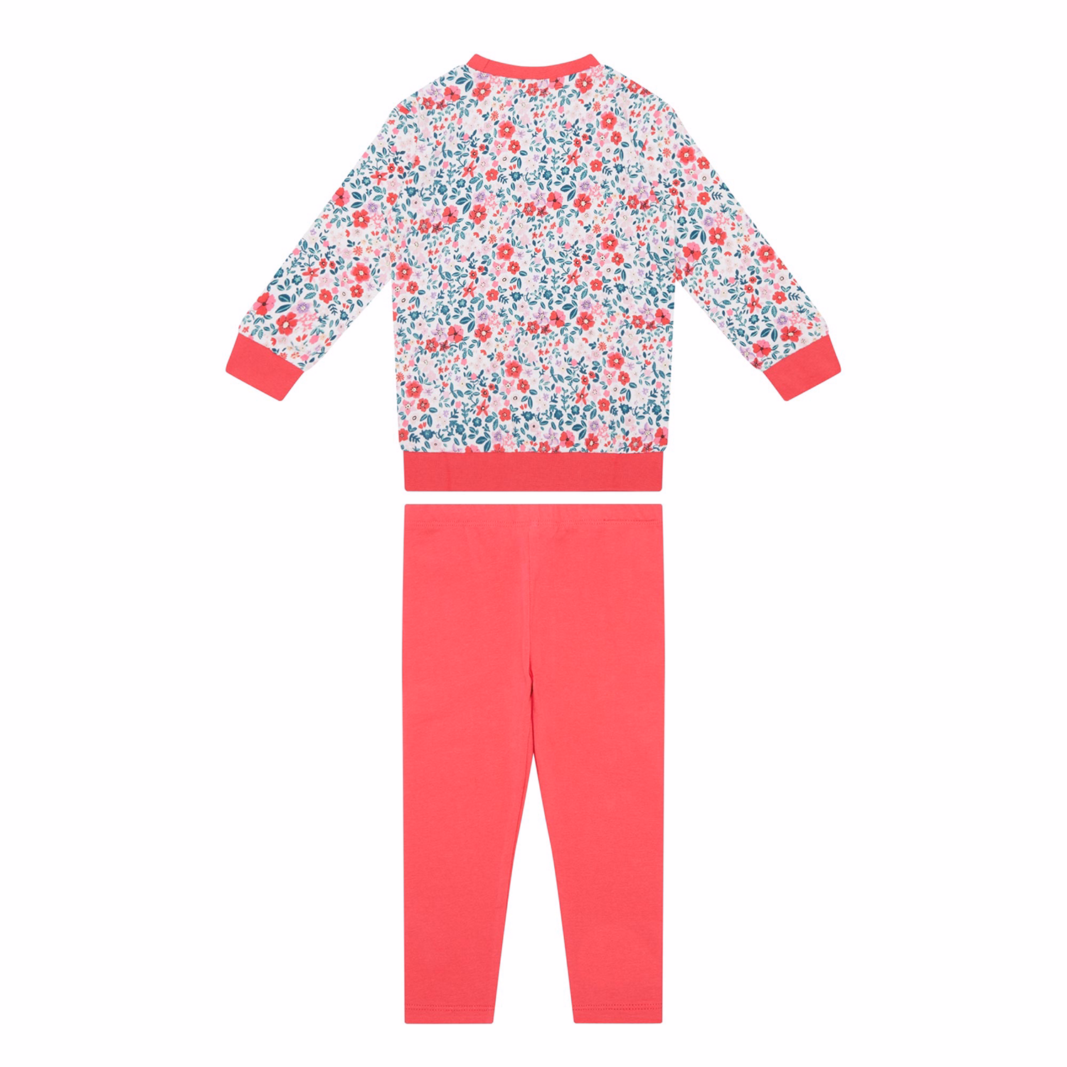 Two-Piece Floral Sweatshirt & Leggings